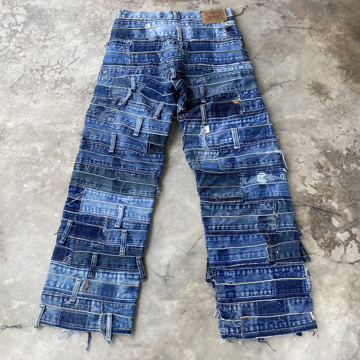 Hysteric Glamour × Levi's Vintage Clothing Reconstructed Levis Flare Hagi Jeans Hysteric Glamour Style Size US 32 / EU 48 - 4 Thumbnail