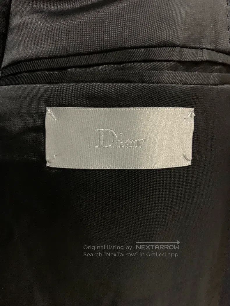 Dior Dior Navy Blue Shoulder White Line Frayed Destroyed Suit Size US L / EU 52-54 / 3 - 4 Thumbnail