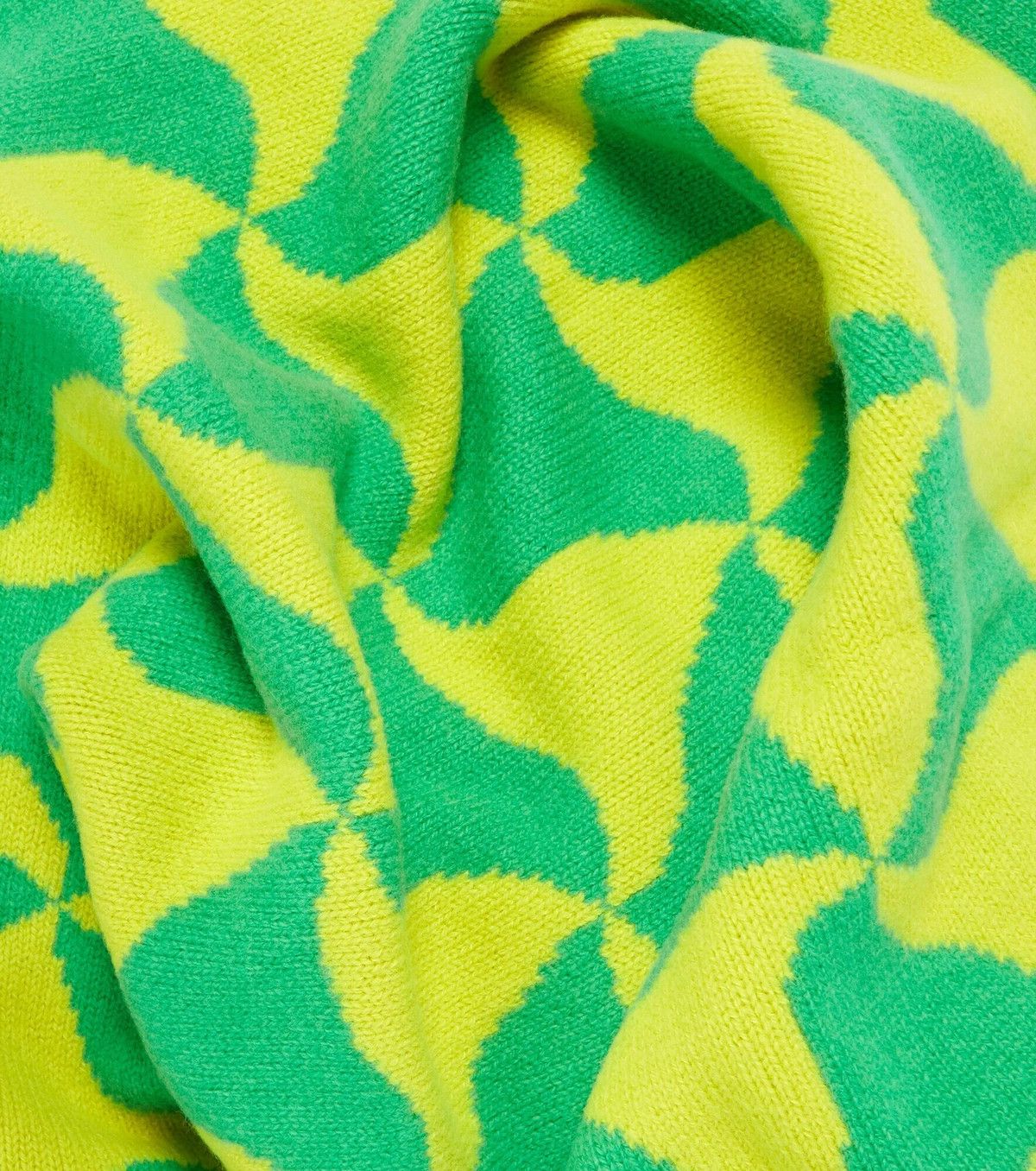 Bottega Veneta o1y0725 Size : OS / Scarf in Green/Yellow Size ONE SIZE - 2 Thumbnail