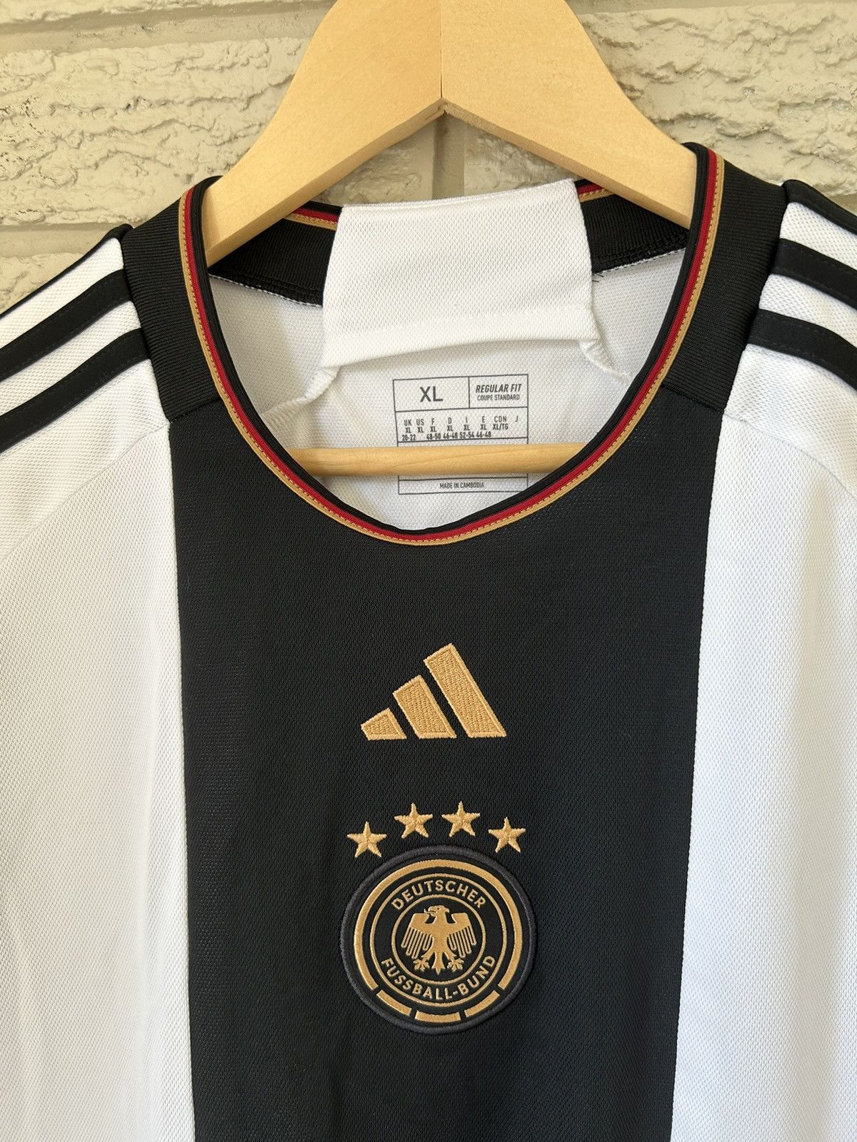 Adidas Adidas Germany Deutschland 2022 National Team Home Jersey Size US L / EU 52-54 / 3 - 2 Thumbnail
