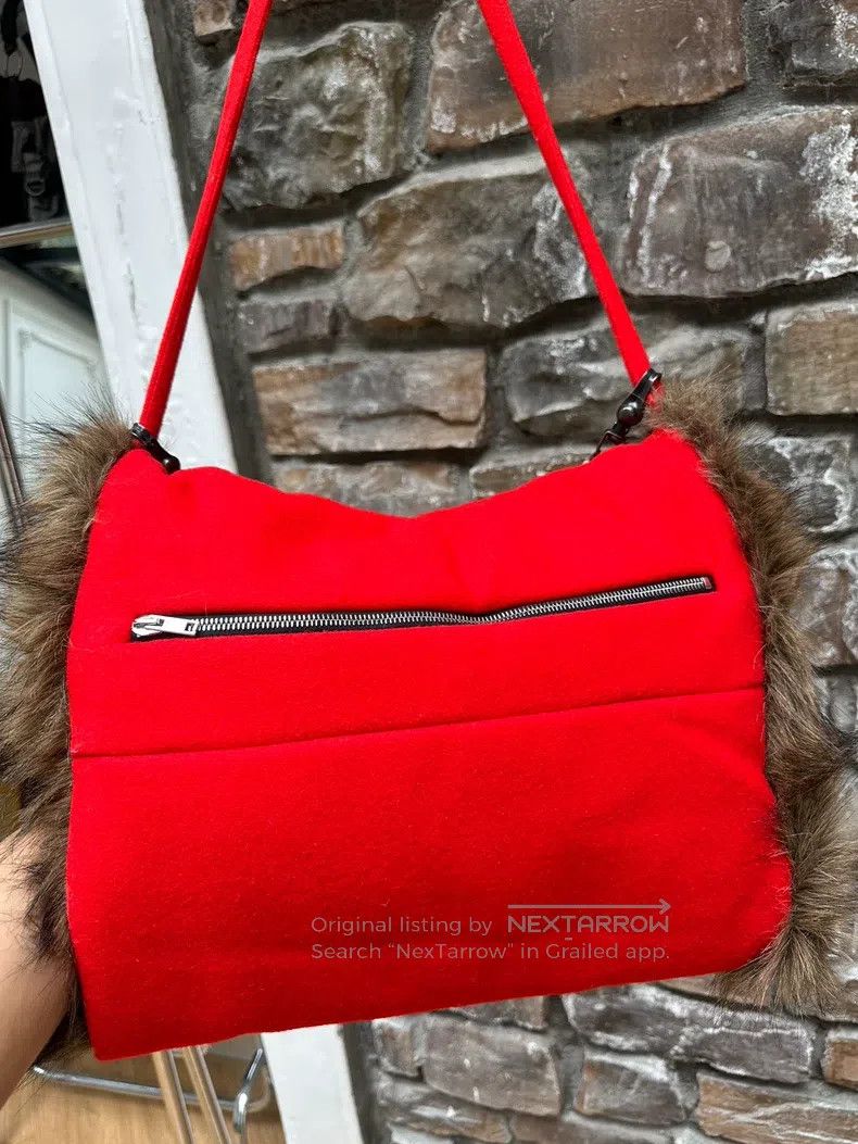 Raf Simons Raf Simons Fur hand warmer bag Size ONE SIZE - 6 Thumbnail