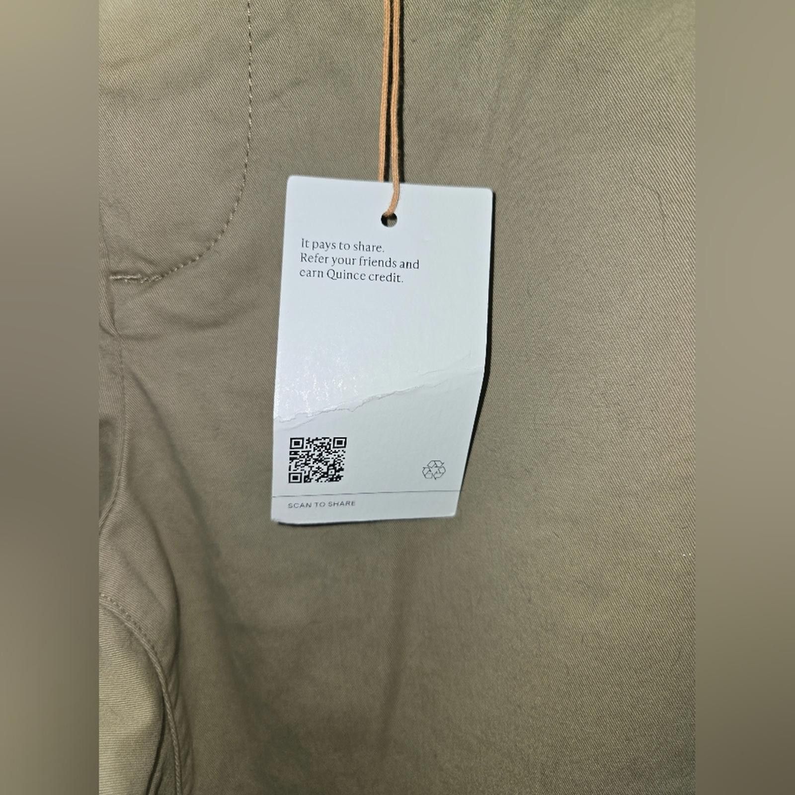 Quince Quince women's Tan Pants Size 30" / US 8 / IT 44 - 4 Thumbnail