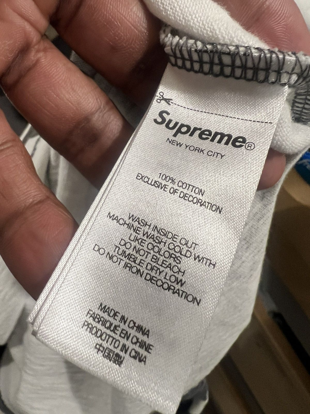 Supreme Supreme Snow Camo embroidered T-shirt Size US M / EU 48-50 / 2 - 5 Thumbnail