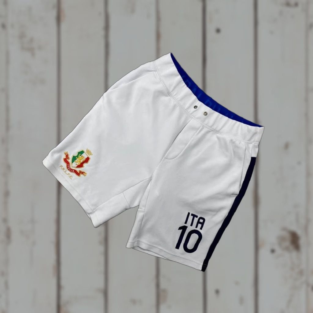 Polo Ralph Lauren Polo Ralph Lauren Sweat Shorts Men M White Size US M / EU 48-50 / 2 - 1 Thumbnail