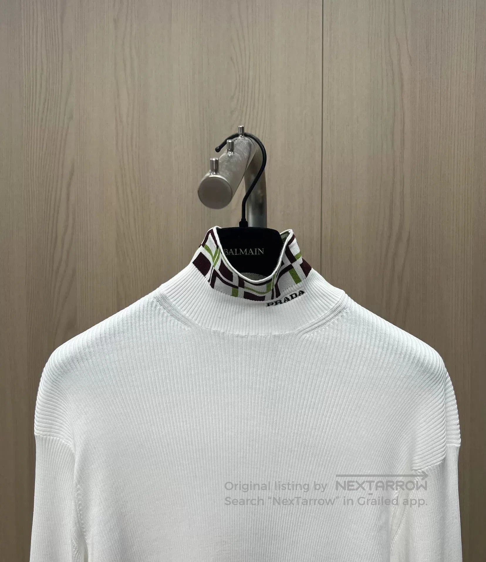 Prada Prada 23ss High Neck Knit Top. Size US M / EU 48-50 / 2 - 2 Thumbnail