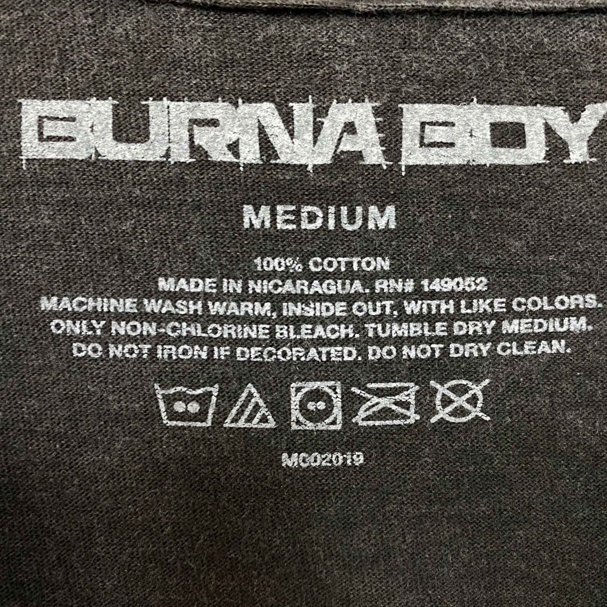 Rap Tees Burna Boy I Told Them Tour Graphic Design T-Shirt Medium Size US M / EU 48-50 / 2 - 4 Thumbnail
