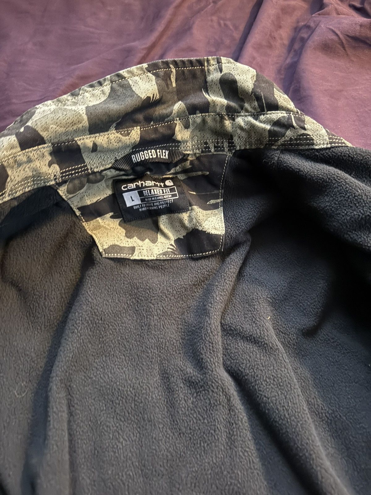 Carhartt Carhartt jacket camo mens large Size US L / EU 52-54 / 3 - 3 Thumbnail