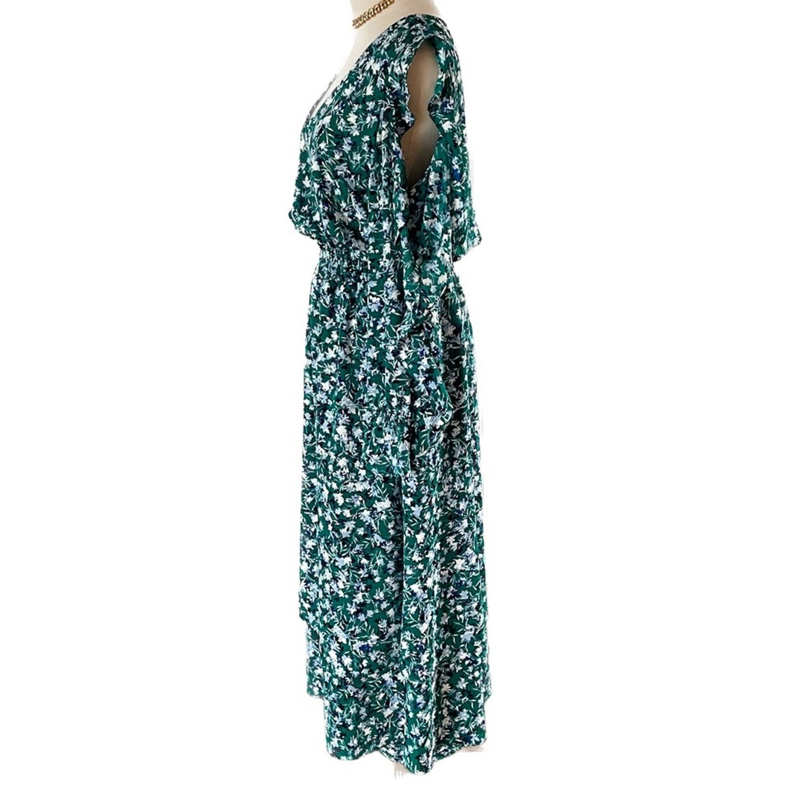 MISA Los Angeles MISA LA Floral Ruffle Cold Shoulder Tiered Maxi Dress M Size M / US 6-8 / IT 42-44 - 5 Thumbnail