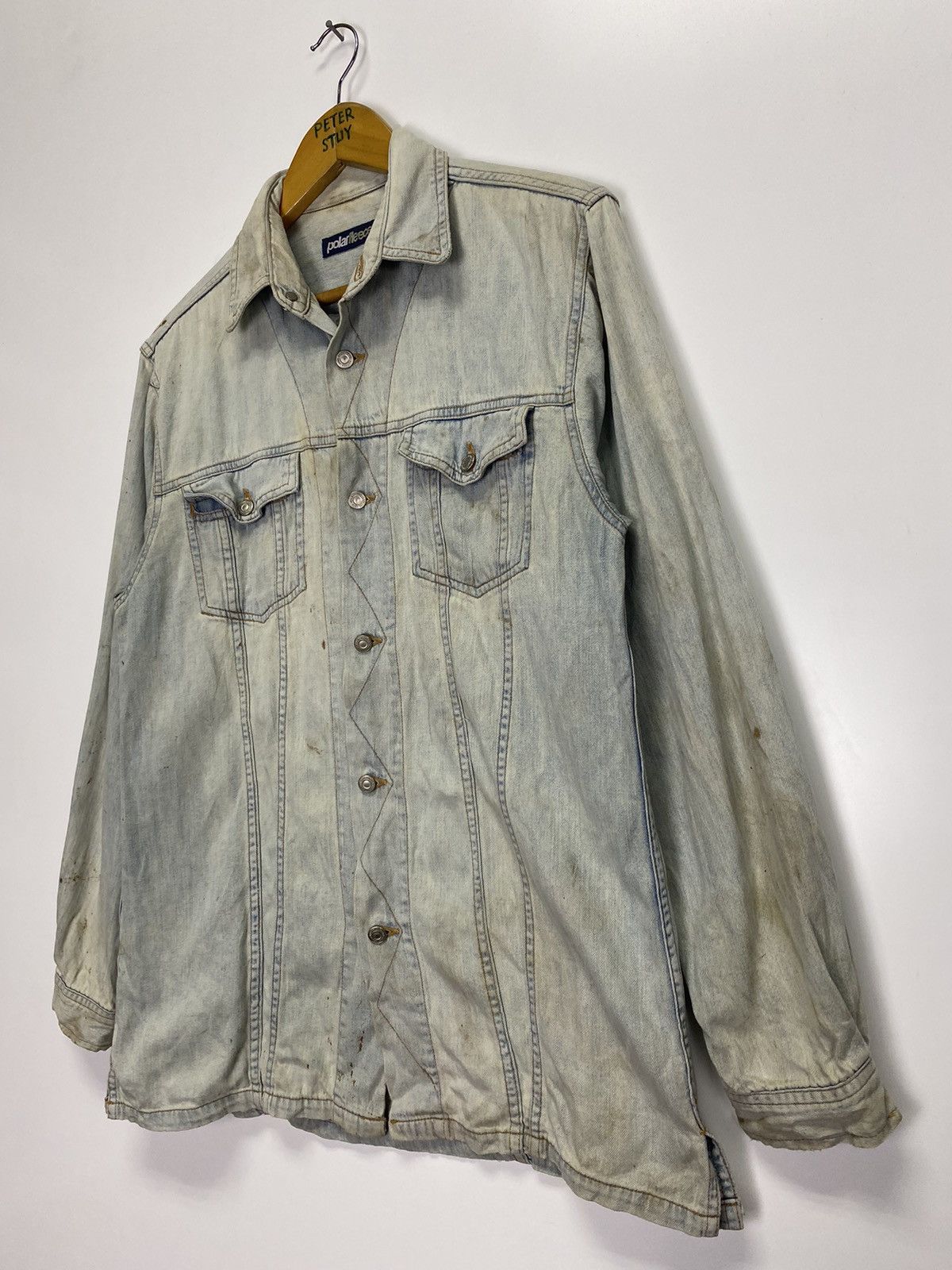 Vintage Polar fleece Denim Jacket Size US M / EU 48-50 / 2 - 3 Thumbnail