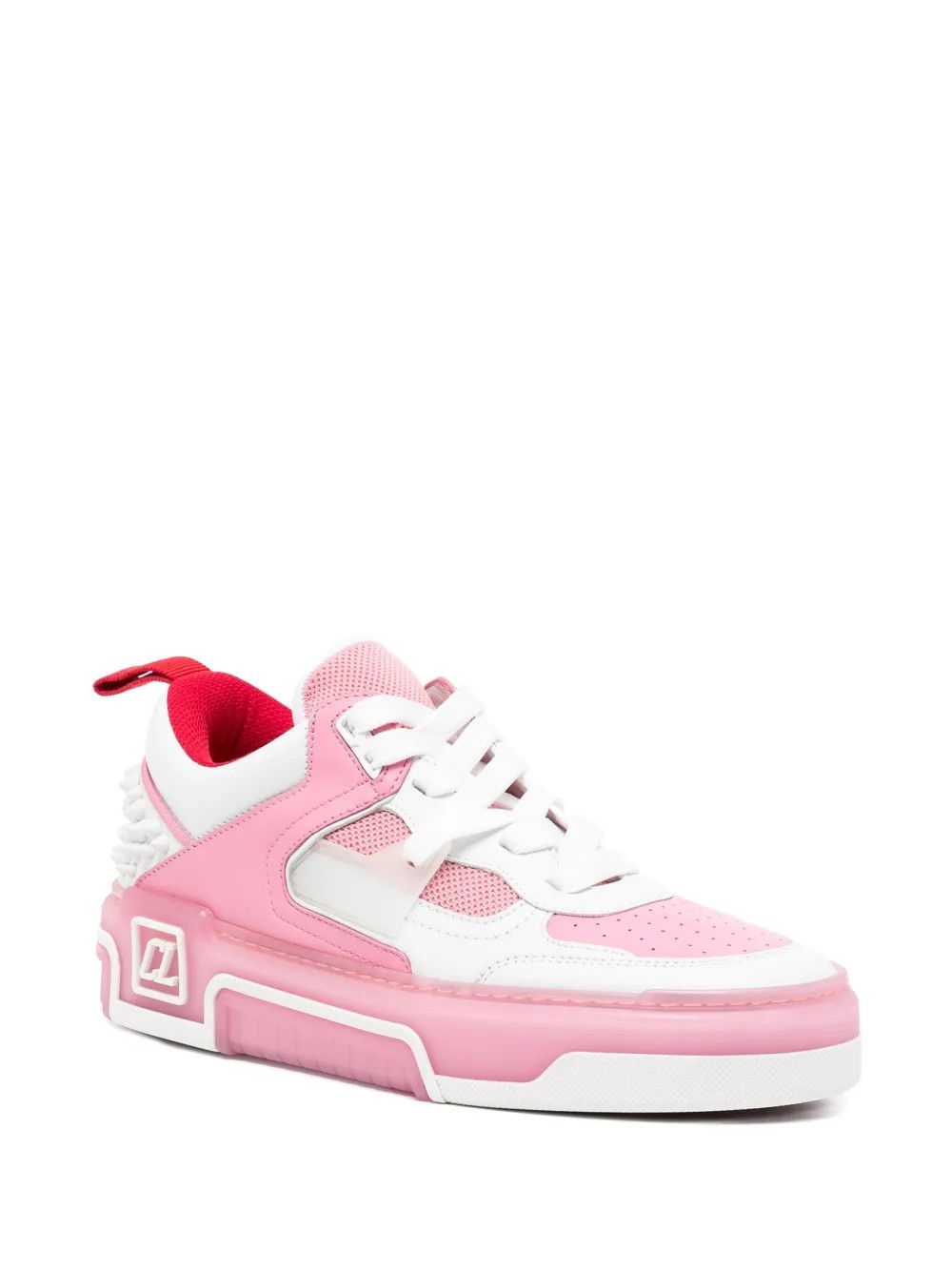 Christian Louboutin o1bcso1str0825 Astroloubi Sneakers in Pink/Off White Size US 6 / IT 36 - 4 Thumbnail