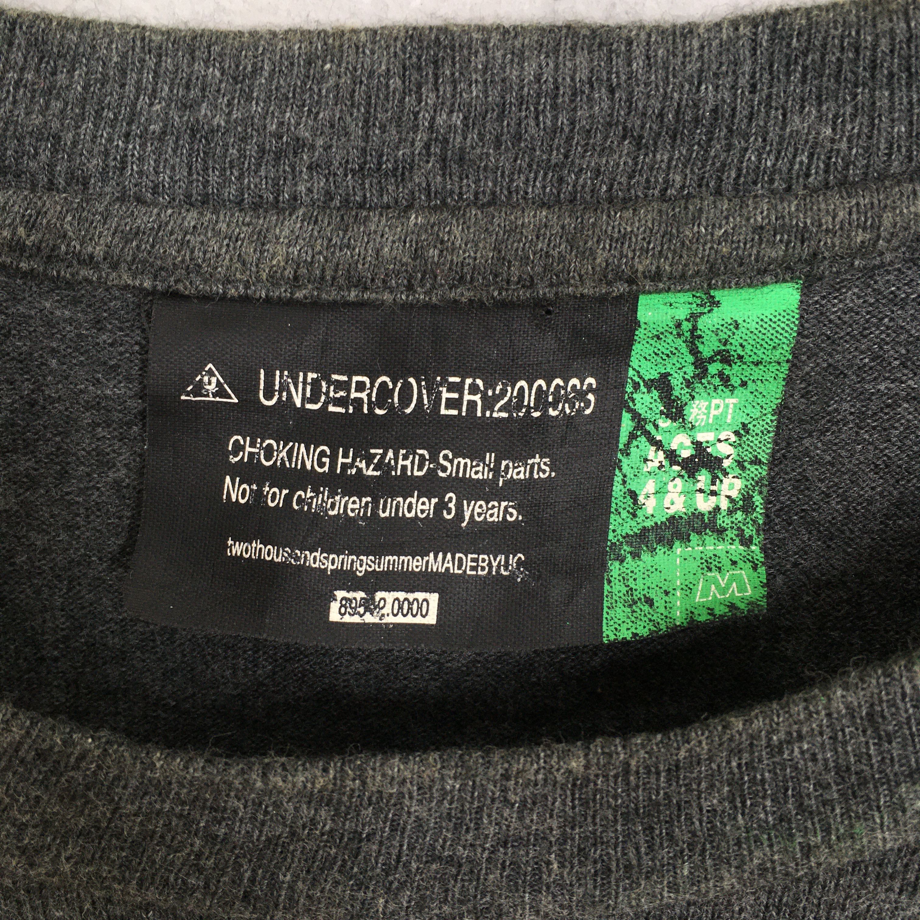 Jun Takahashi SS2000 Undercover Japan Samurai School Gray T shirt Medium Size US M / EU 48-50 / 2 - 3 Thumbnail