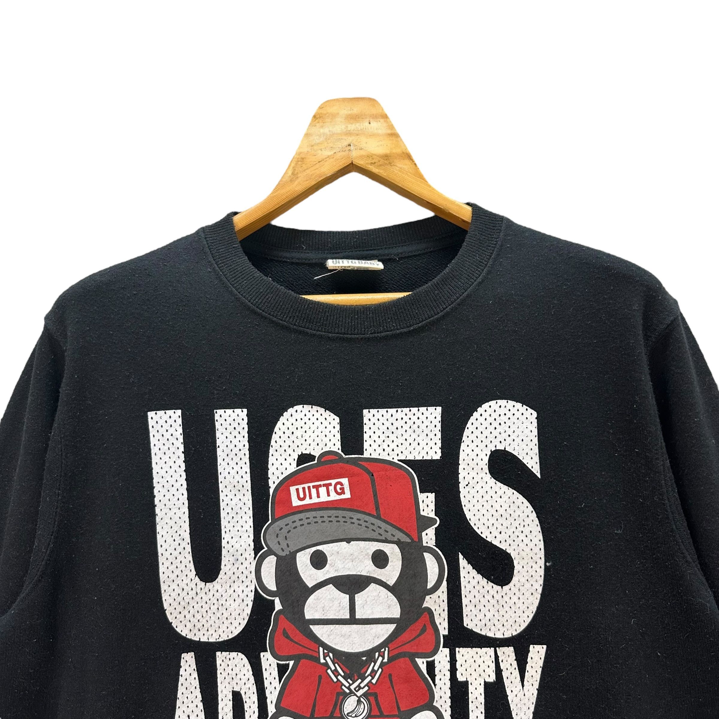 Japanese Brand UITTG BABY Big Logo Graphic Print Sweatshirts #9197-69 Size US L / EU 52-54 / 3 - 2 Thumbnail