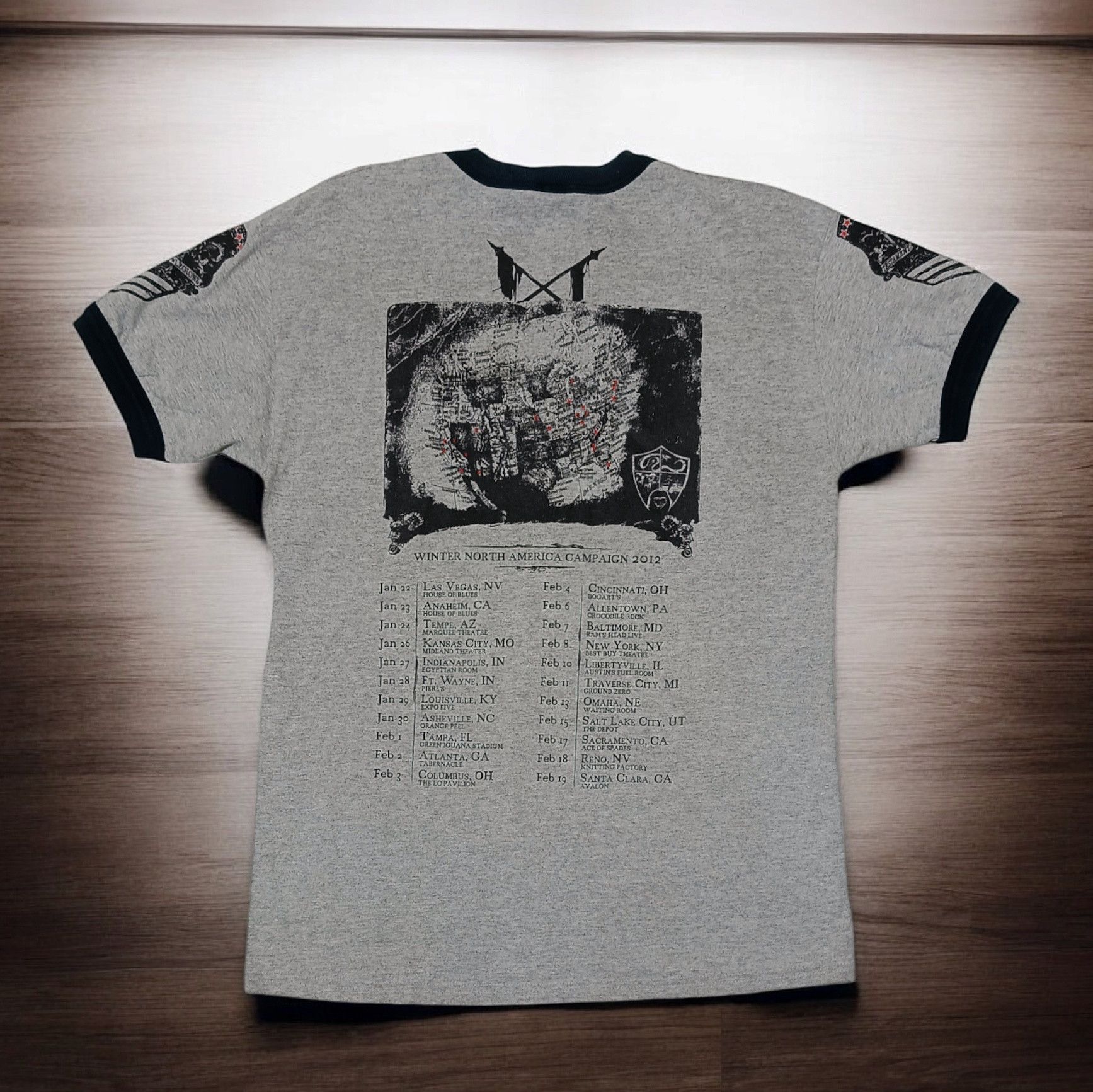 Gildan Testament T-Shirt American Fall Tour 2011 Size US M / EU 48-50 / 2 - 2 Thumbnail