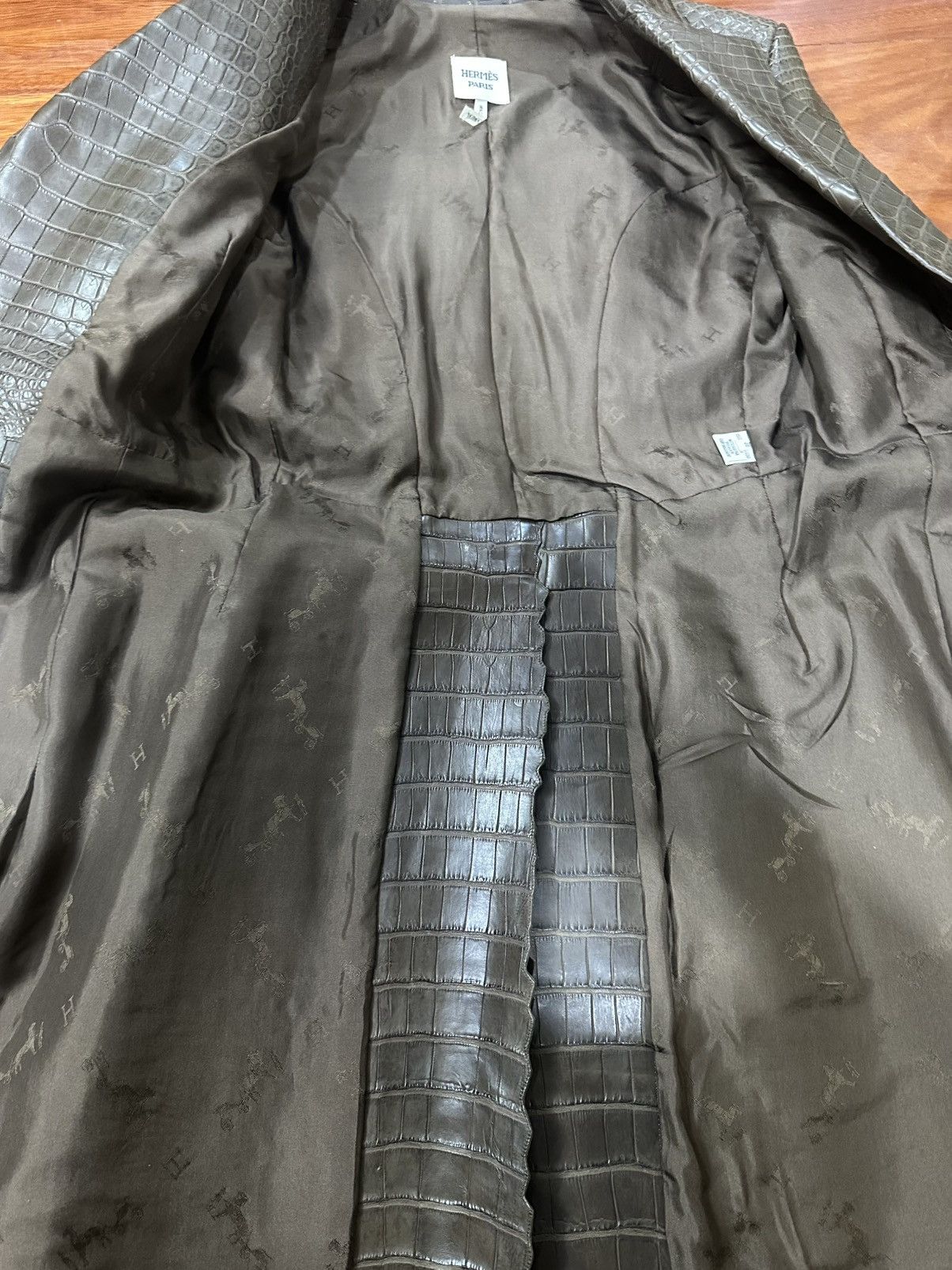 Hermes Hermes crocodile coat Size XS / US 0-2 / IT 36-38 - 6 Thumbnail