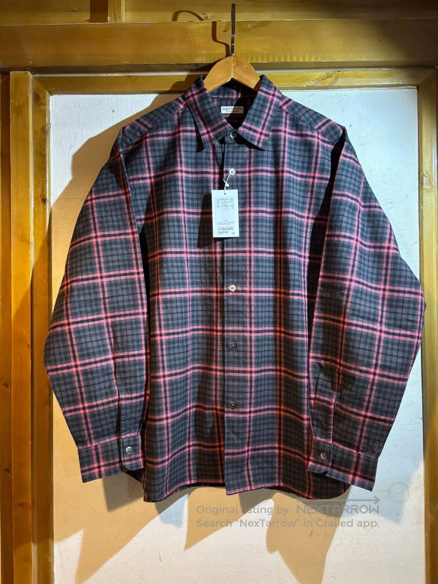 BEAUTY&YOUTH beauty & youth 25AW flannel shirt. Size US XL / EU 56 / 4 - 1 Thumbnail
