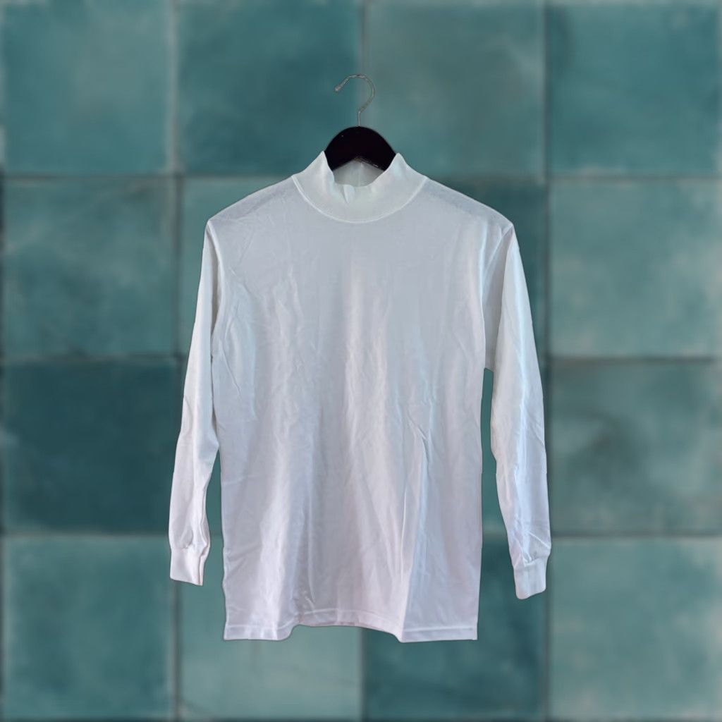 Vintage VINTAGE Gator Mock Turtleneck Shirt Mens S White 2000s Deadstock NWOT USA Mock Turtleneck Mens Shirt 2000s Vintage USA Gator Size US S / EU 44-46 / 1 - 1 Thumbnail
