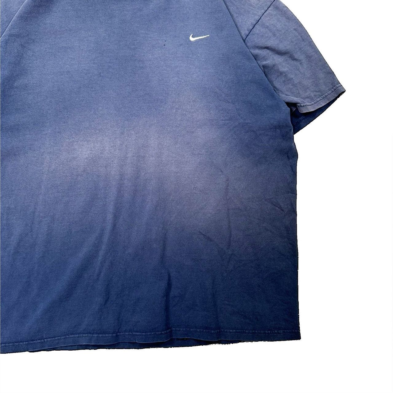 Vintage Vintage 00s Grey Tag Blue Nike Swoosh T Shirt Size US XL / EU 56 / 4 - 3 Thumbnail