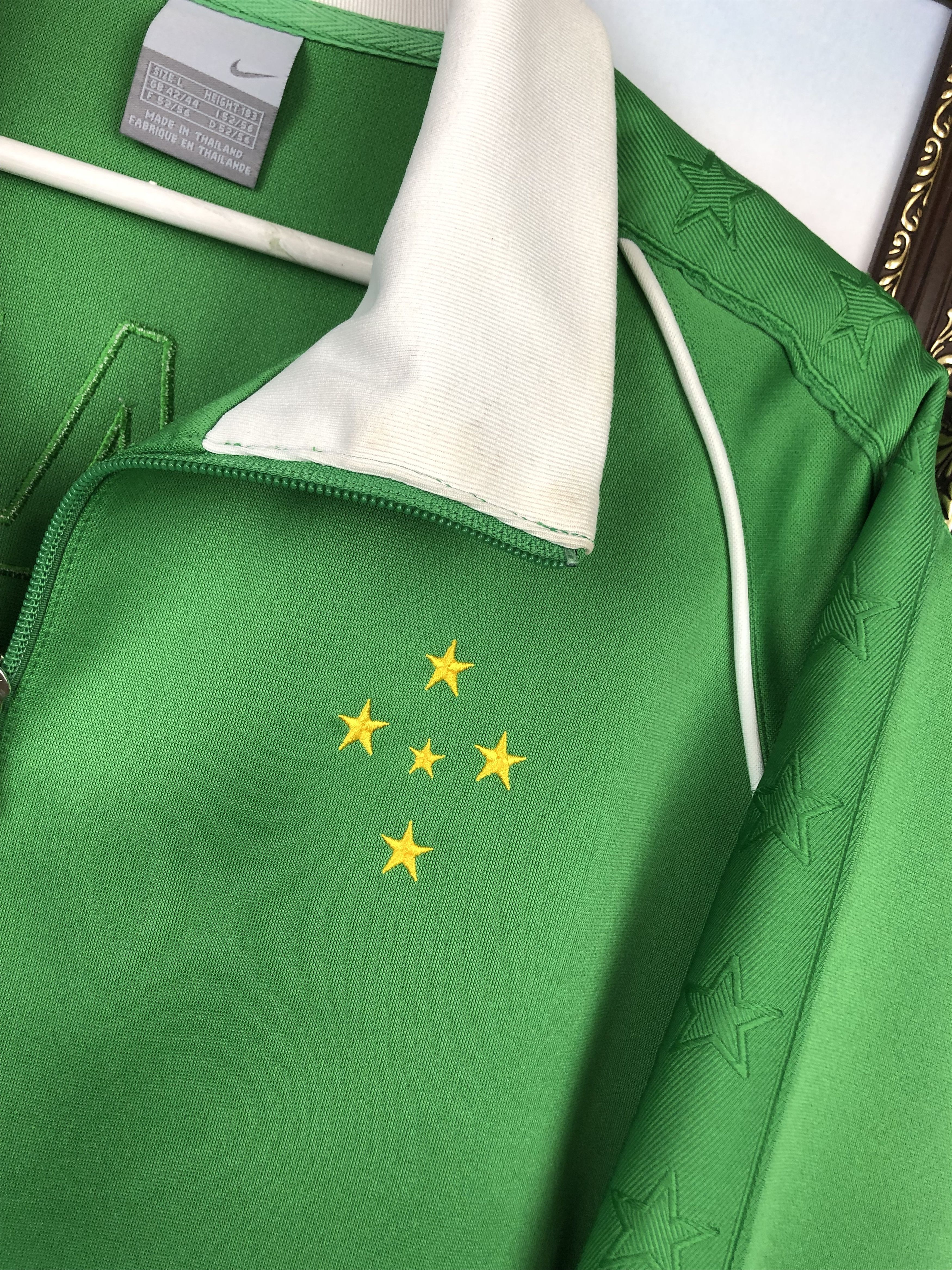 Nike × Vintage Vintage Brazil Football Jacket Soccer National Team Track Size US L / EU 52-54 / 3 - 3 Thumbnail