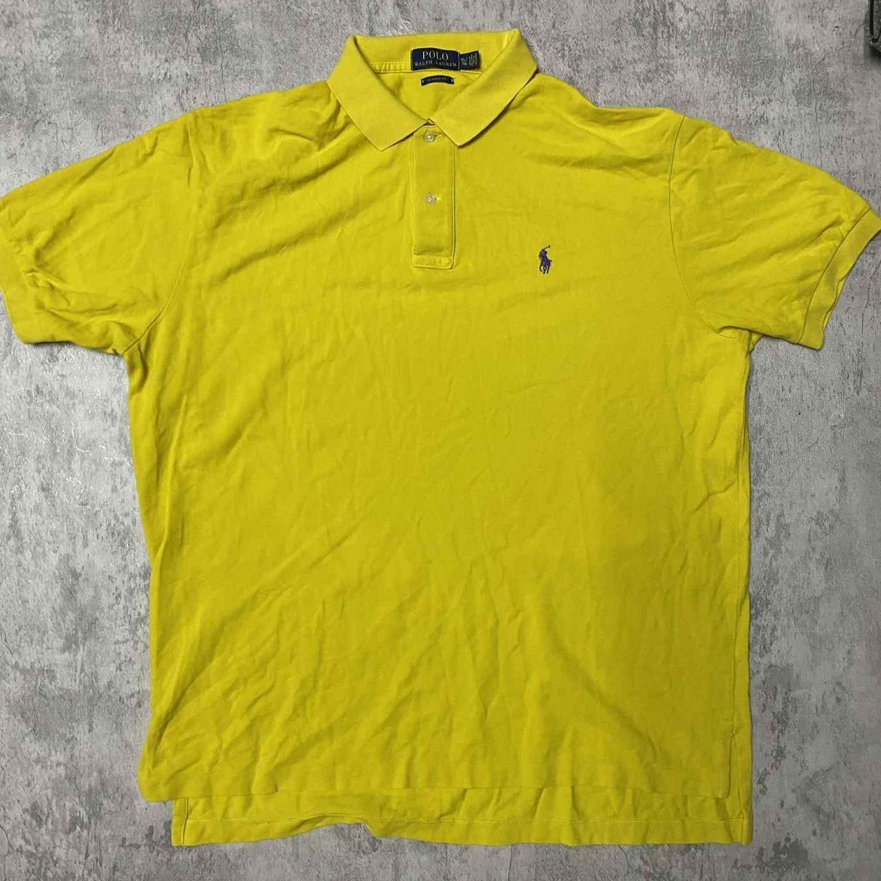 Polo Ralph Lauren Yellow Polo Ralph Lauren polo shirt #polo Size US XL / EU 56 / 4 - 1 Thumbnail