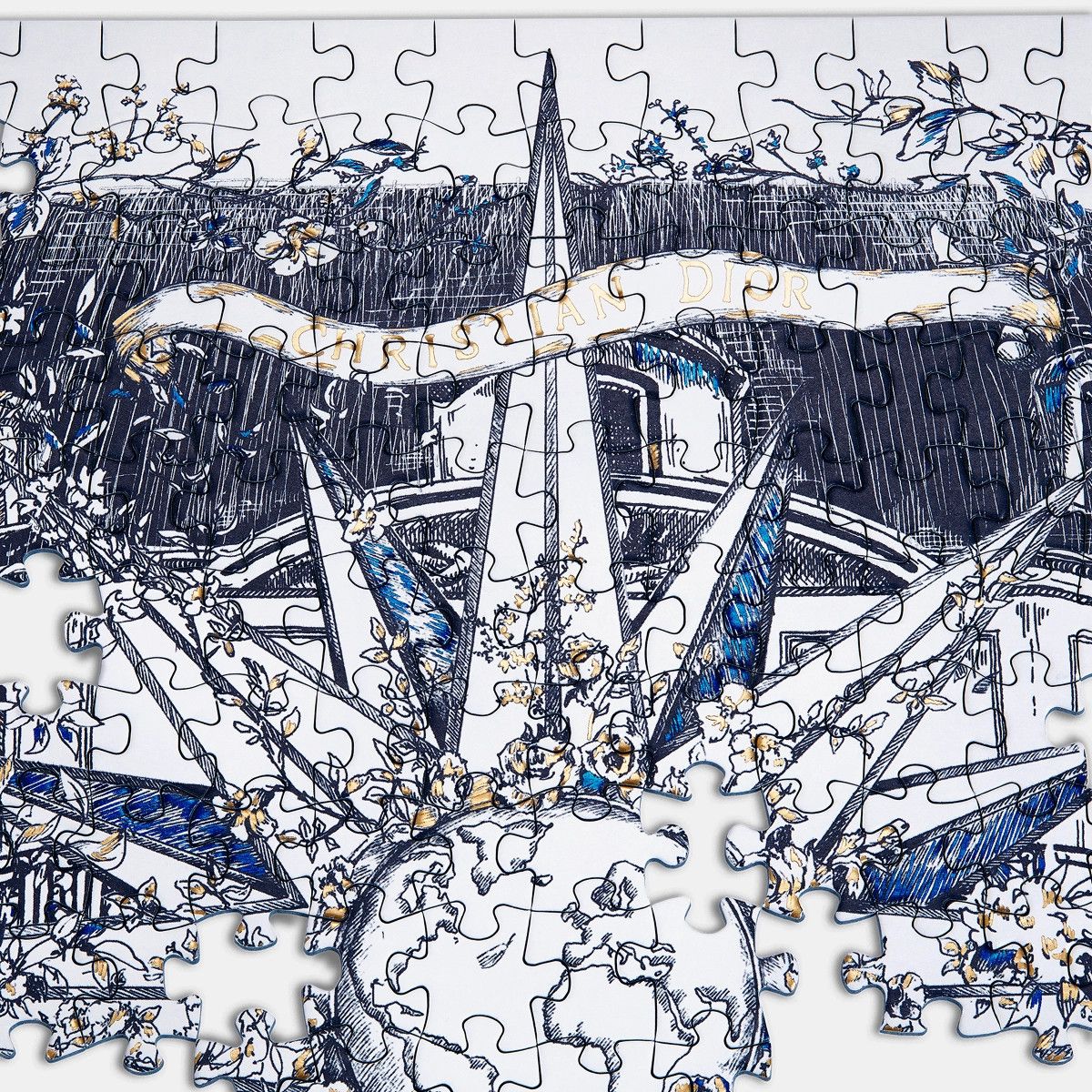Dior o1bcso1str0225 Size:OS/ Plece Puzzle in Reve Size ONE SIZE - 5 Thumbnail