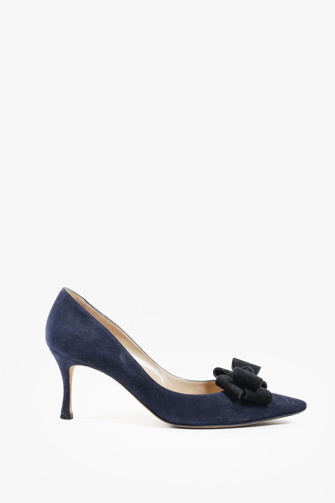 Manolo Blahnik Lisane Bow Pumps