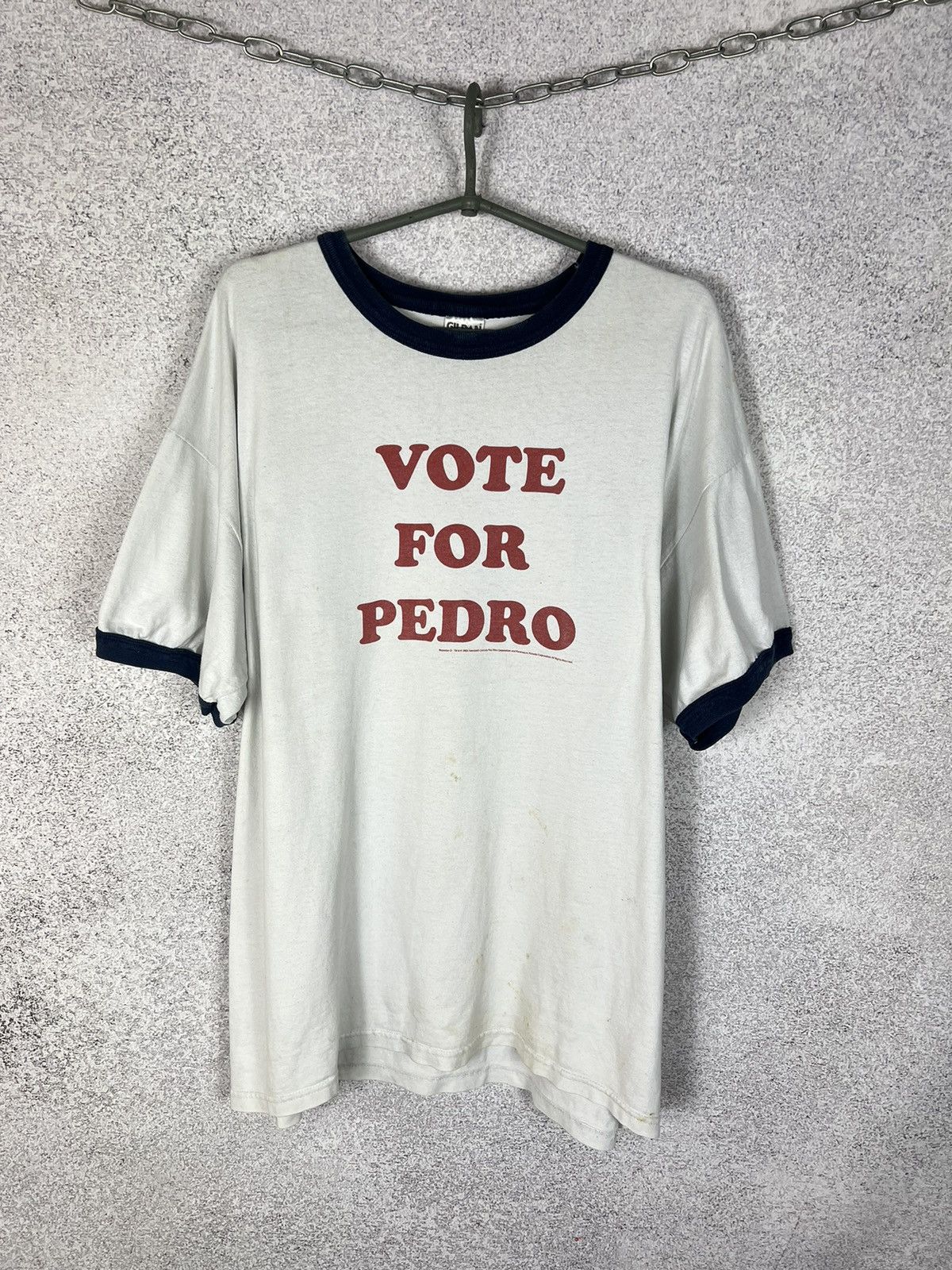 Vintage Vintage 2005 Napoleon Dynamite Vote For Pedro Tee Size US XL / EU 56 / 4 - 1 Thumbnail