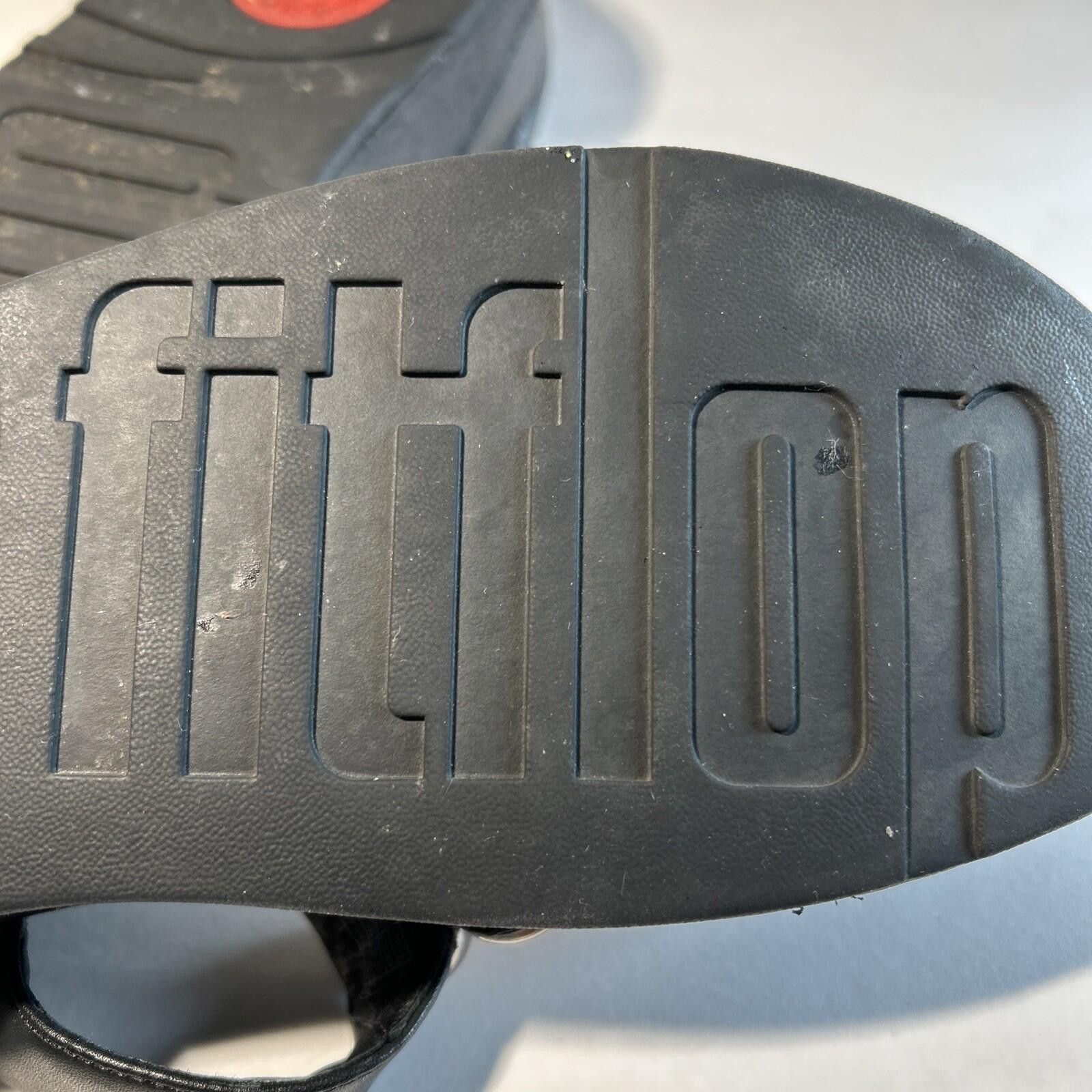 Other FitFlop Womens Rola Sandals Size 10 Black Thong Beaded Low Size US 10 / IT 40 - 9 Thumbnail