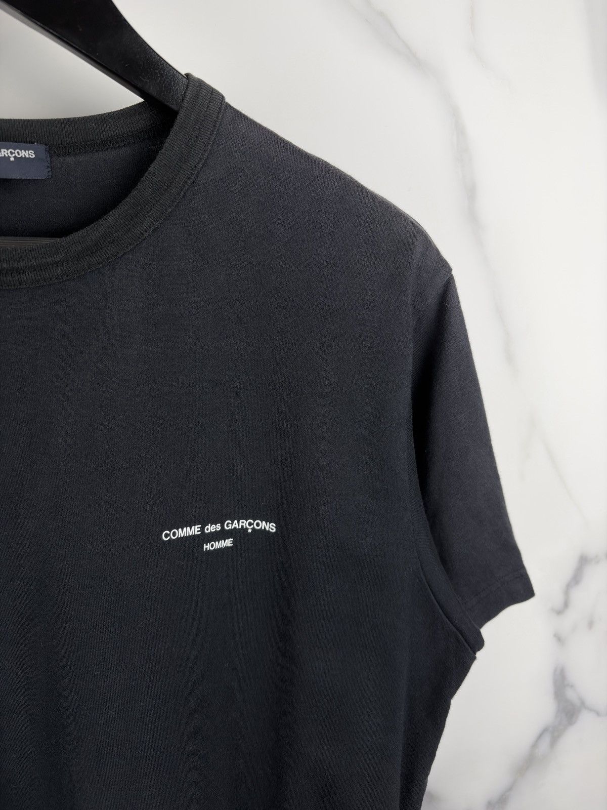 Comme des Garcons SS23 Comme Des Garcons Homme Chest Logo Tshirt Black Size US M / EU 48-50 / 2 - 3 Thumbnail