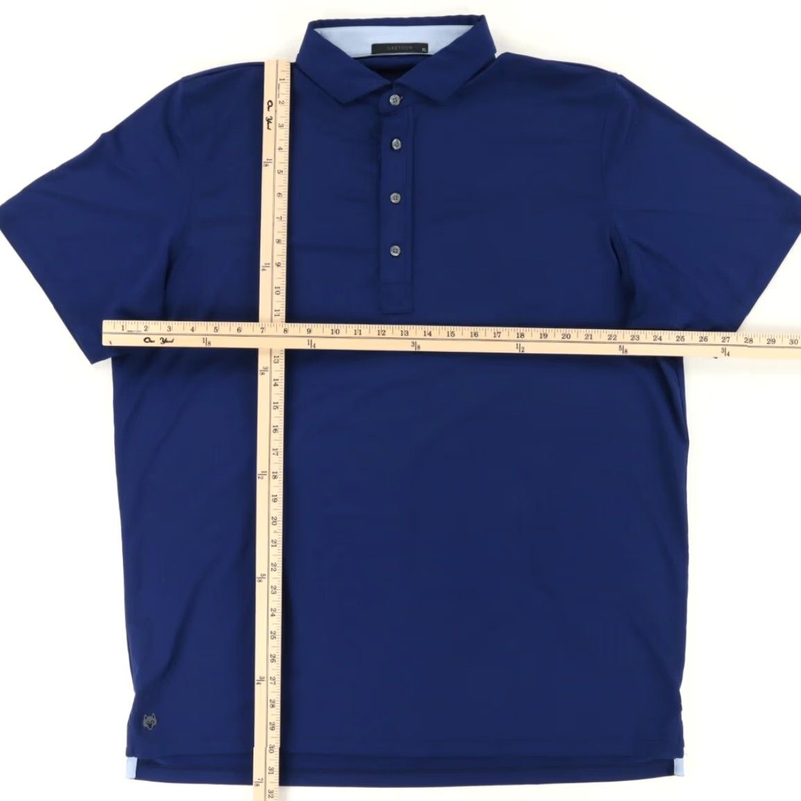 Vintage Greyson Golf Stretch Polyester Solid Polo Shirt Navy Blue Men's XL Size US XL / EU 56 / 4 - 3 Thumbnail