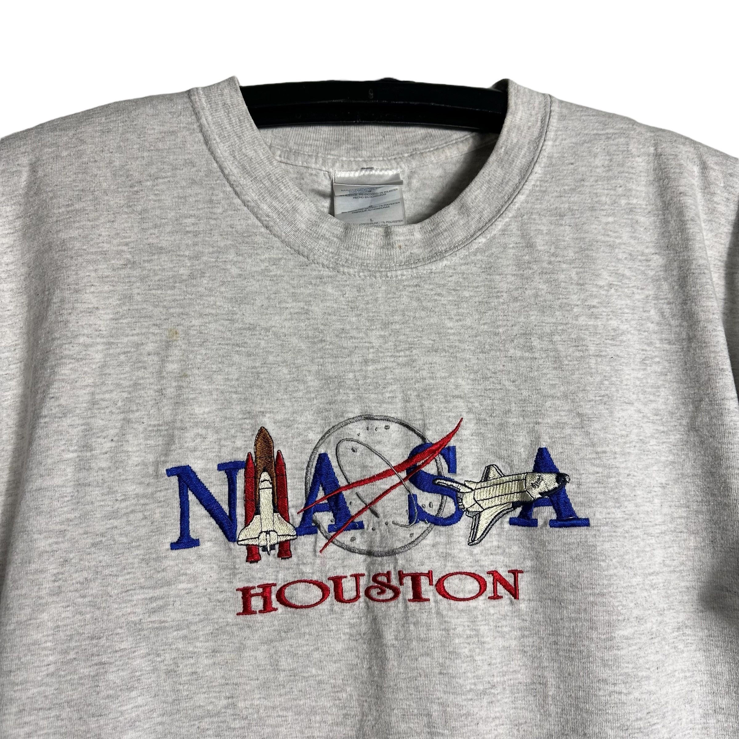 NASA 🔥RARE🔥Vintage NASA Embroidery Logo Spell Out T-shirt Size US L / EU 52-54 / 3 - 2 Thumbnail