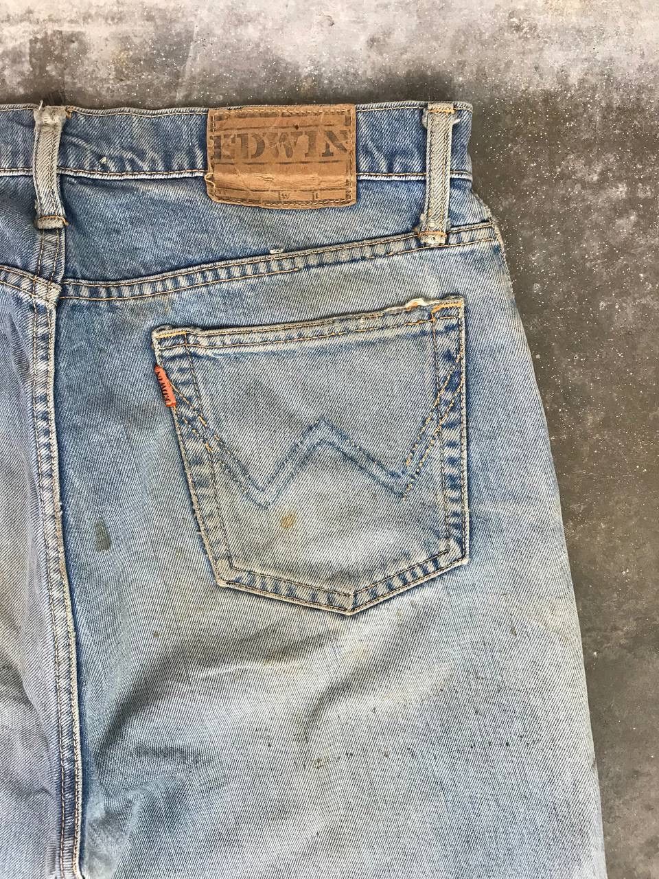 Edwin Vintage Edwin Distressed Denim Pants Size US 32 / EU 48 - 6 Thumbnail