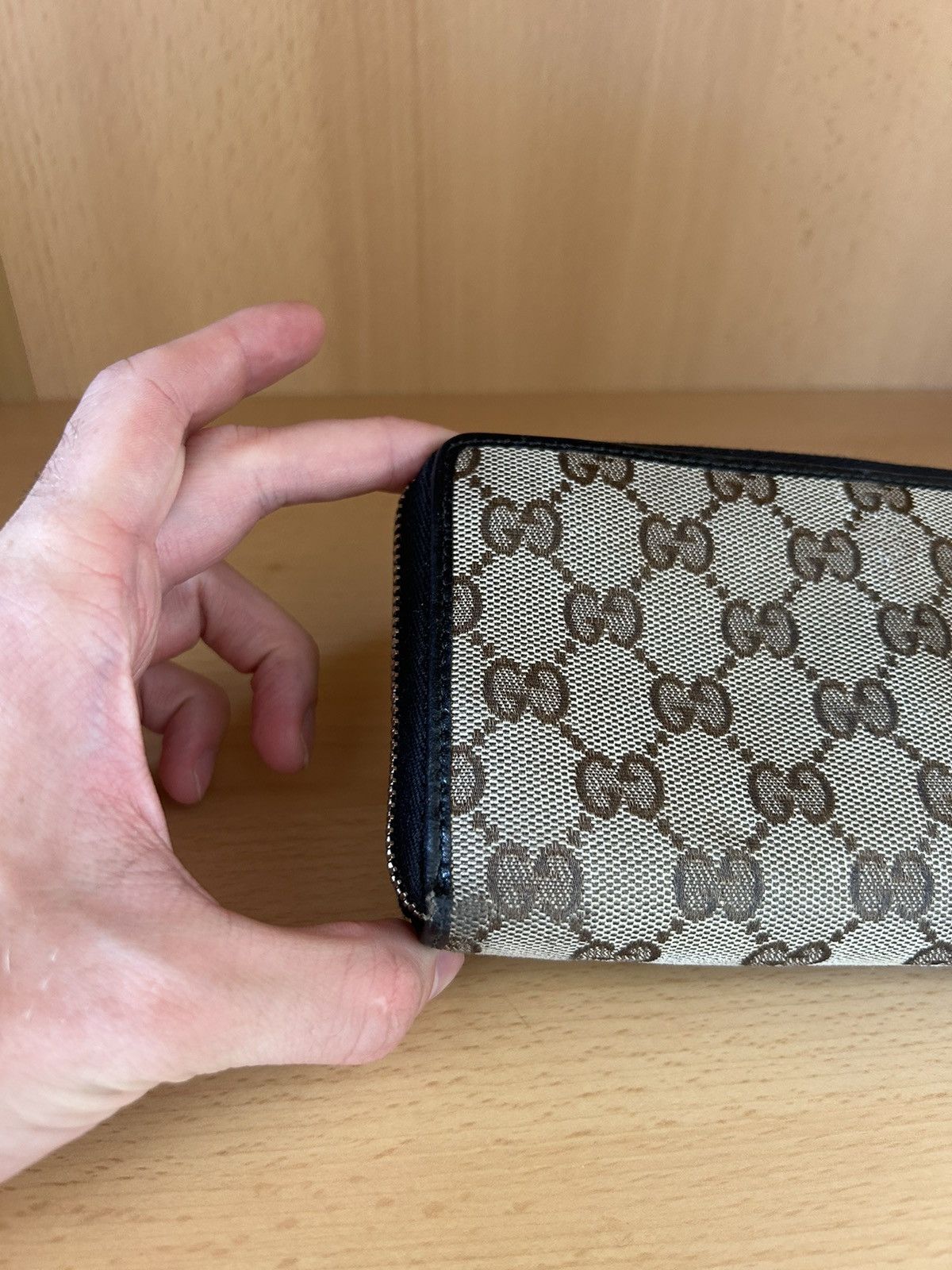 Gucci GUCCI GG Monogram Beige Wallet Checkbook Size ONE SIZE - 7 Thumbnail