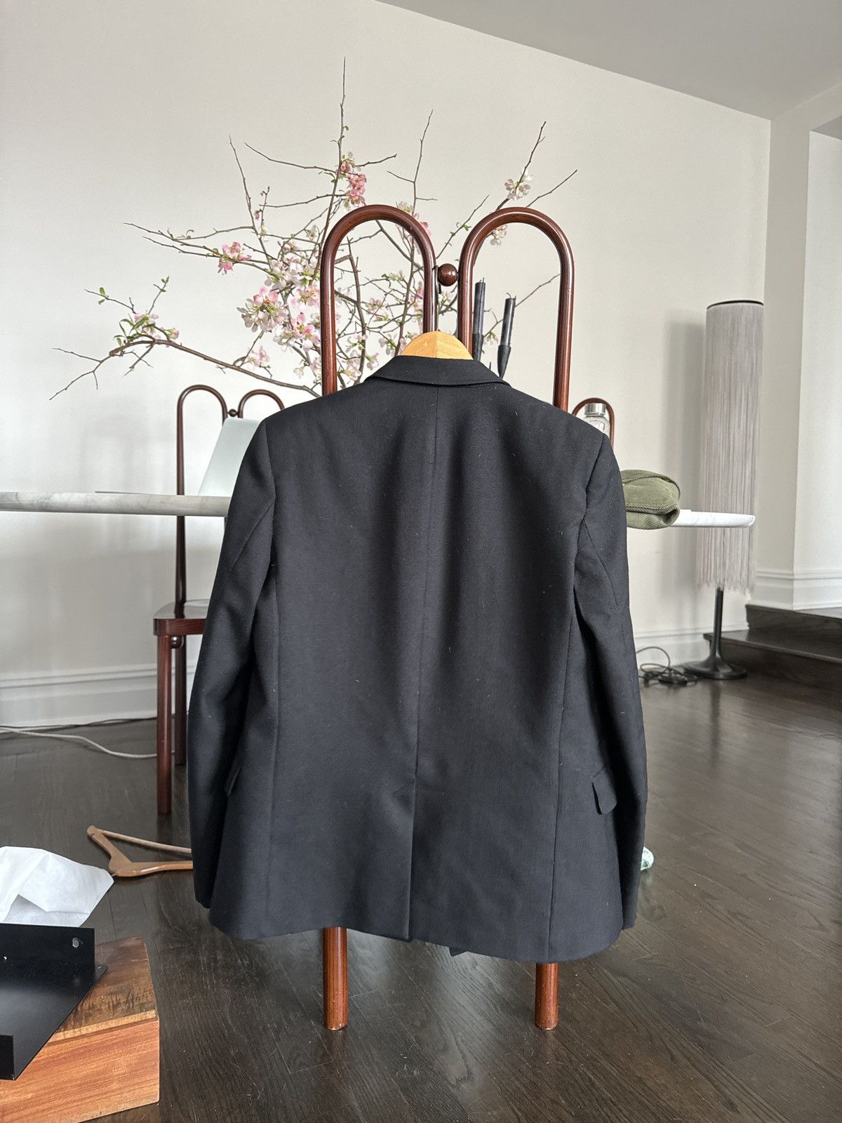 Saint Laurent Paris 2015 Hedi Slimane Designed Double Breasted Blazer Size 44R - 2 Thumbnail