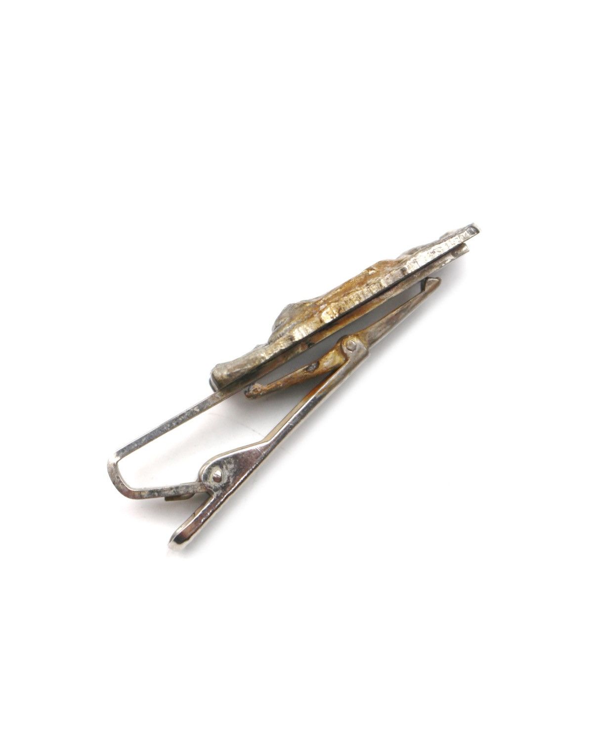 If Six Was Nine 1990S SIN “RECLINING FIGURE” SCULPTED SILVER FILLED TIE CLIP Size ONE SIZE - 2 Thumbnail