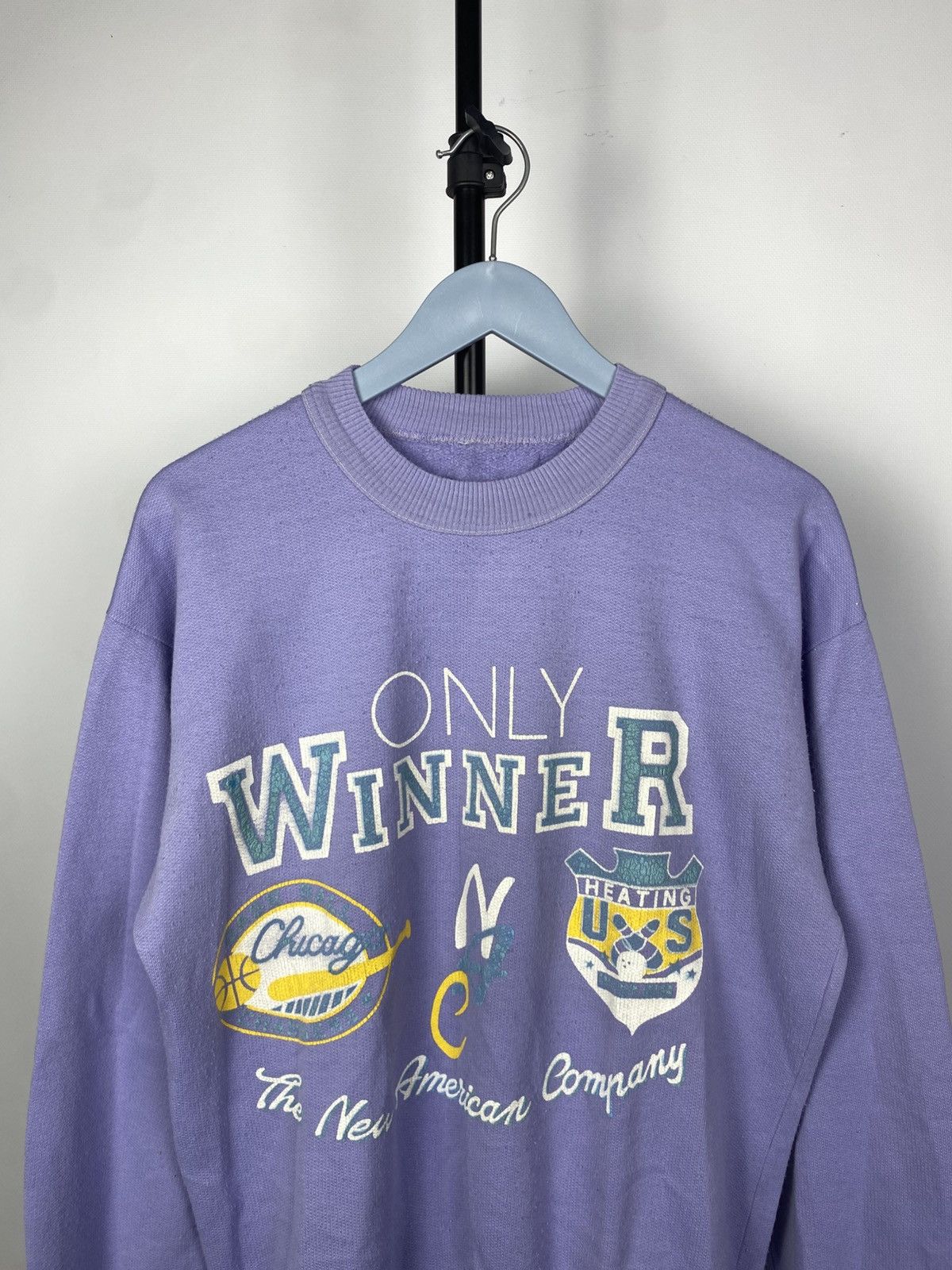NBA × Vintage Vintage 80s Basketball Only Winner Sweatshirt Graphic Print Size US S / EU 44-46 / 1 - 2 Thumbnail