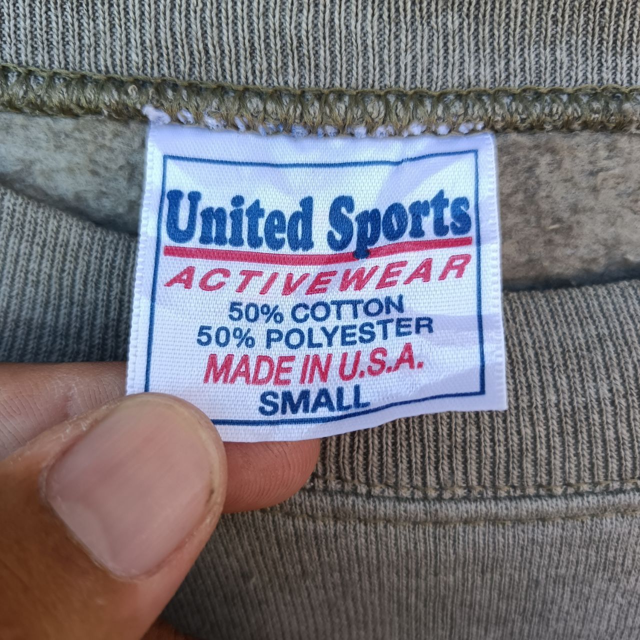 Vintage Vintage United Sports Activewear Plain Sweatshirt Size US S / EU 44-46 / 1 - 2 Thumbnail