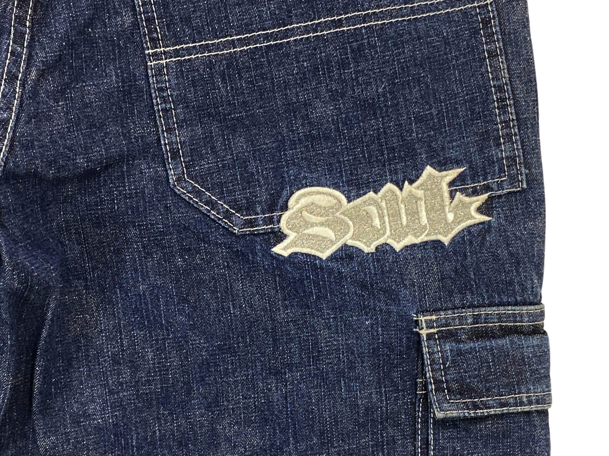 Japanese Brand La Soul Baggy Jeans Carpenter Hip Hop Jeans Size US 34 / EU 50 - 13 Thumbnail