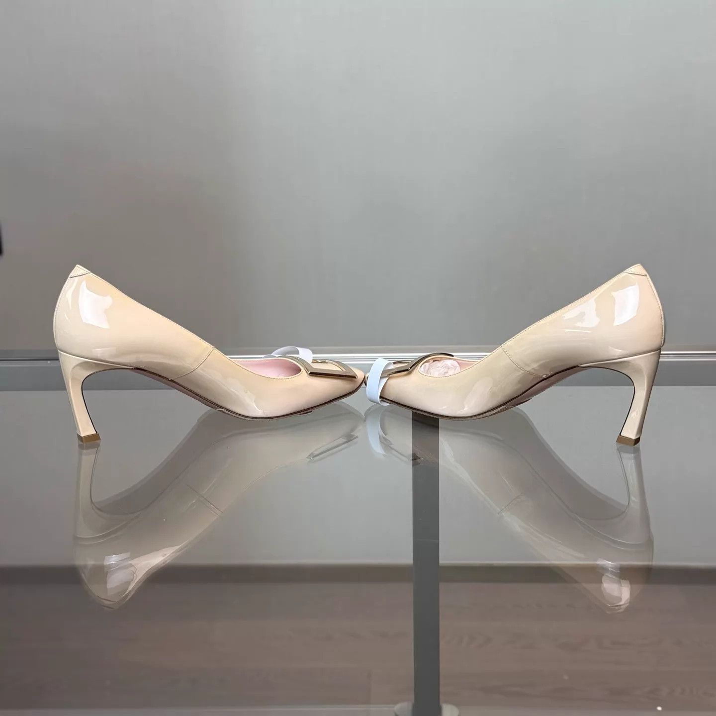 Roger Vivier Roger Vivier Patent Leather Square Buckle Pumps 37 99 Size US 6.5 / IT 36.5 - 6 Thumbnail