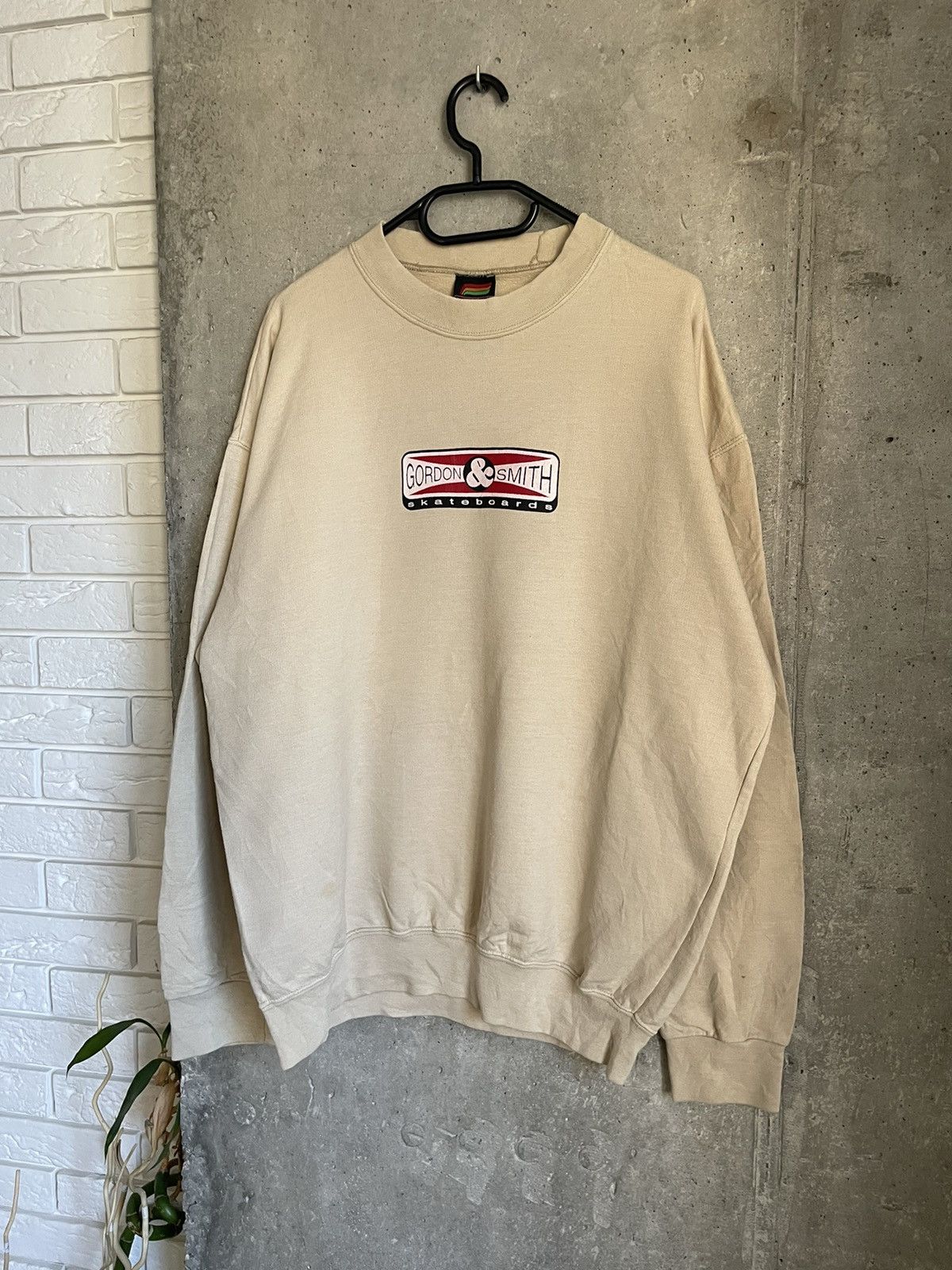 Vintage × Welcome Skateboards Vintage 90s Gordon and Smith Skateboards Sweatshirt Sk8 Y2k Size US XL / EU 56 / 4 - 13 Thumbnail