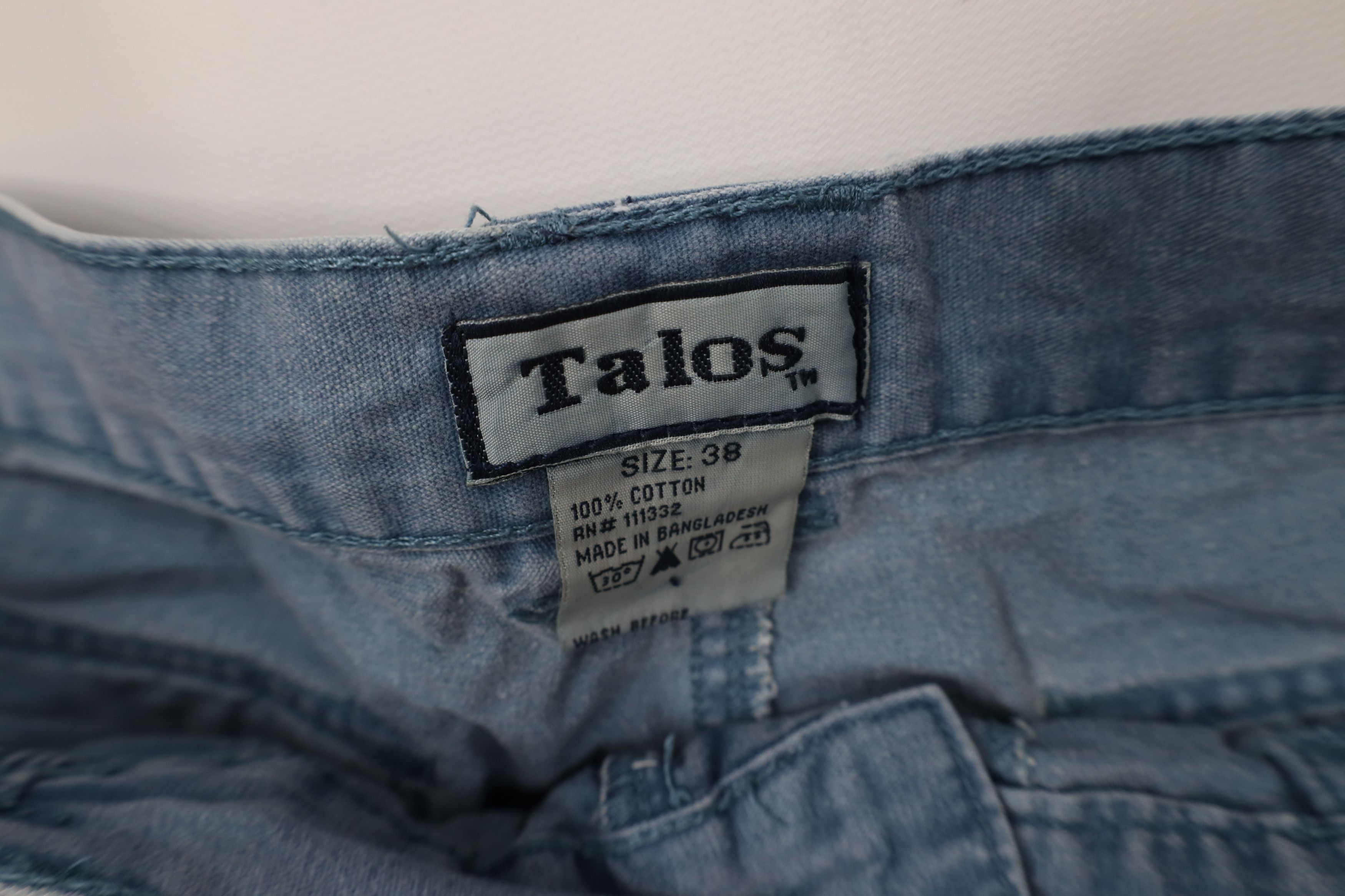 Vintage Vintage 90s Streetwear Above Knee Canvas Cargo Shorts Size US 38 / EU 54 - 6 Thumbnail