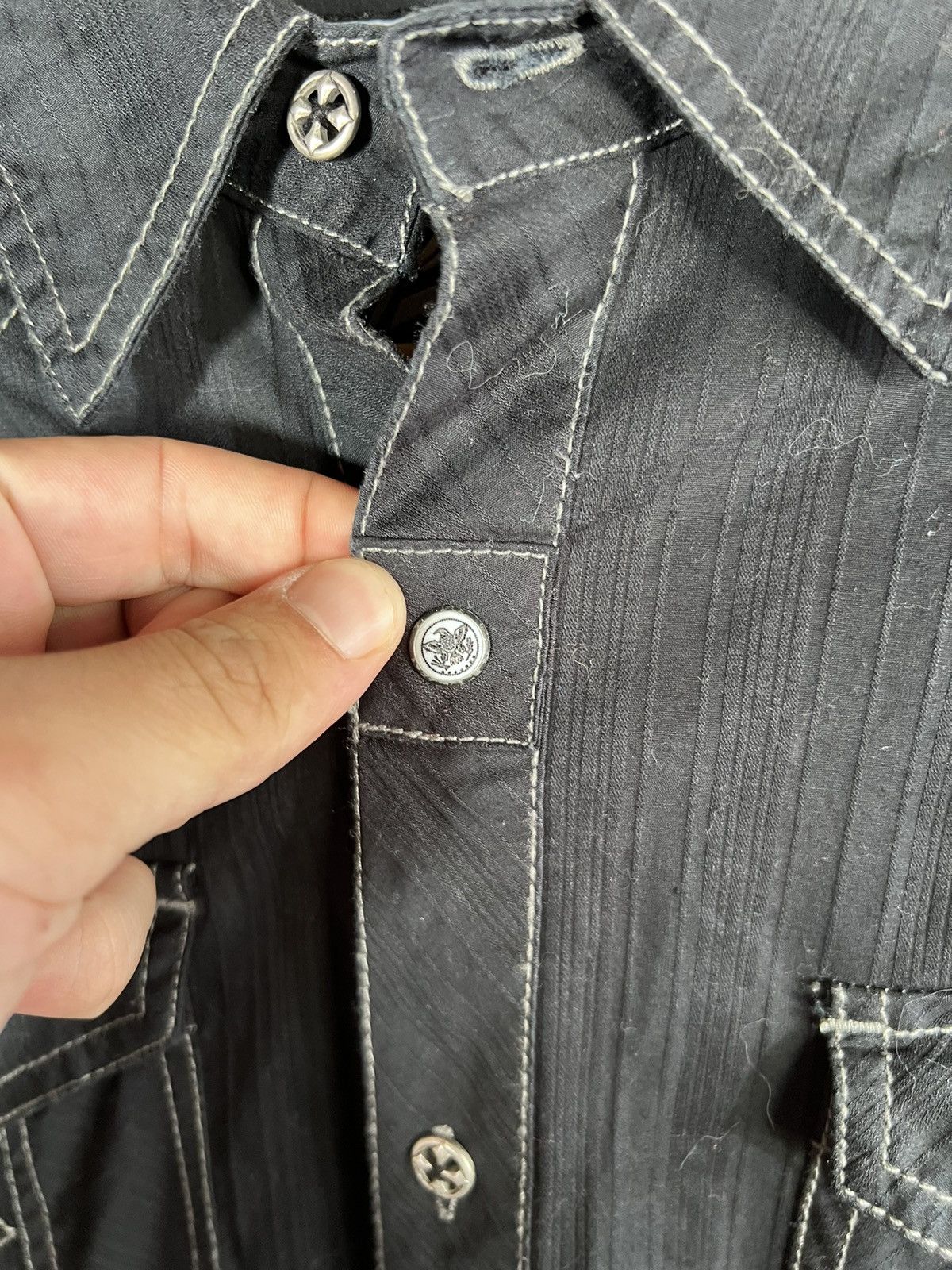 Affliction × Vintage Affliction Button Up Shirt Size US XL / EU 56 / 4 - 6 Thumbnail