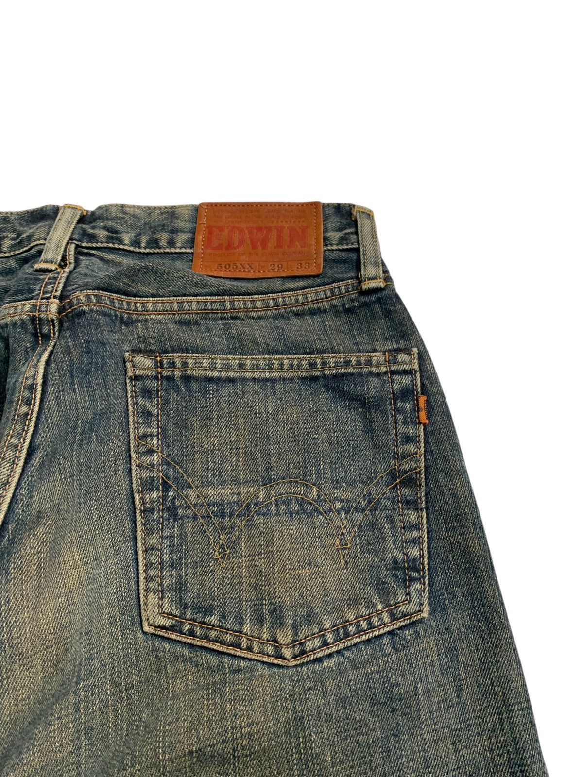 Kapital VINTAGE EDWIN 505XX SELVEDGE FADED&RUSTY JAPANESE DENIM Size US 29 - 14 Thumbnail