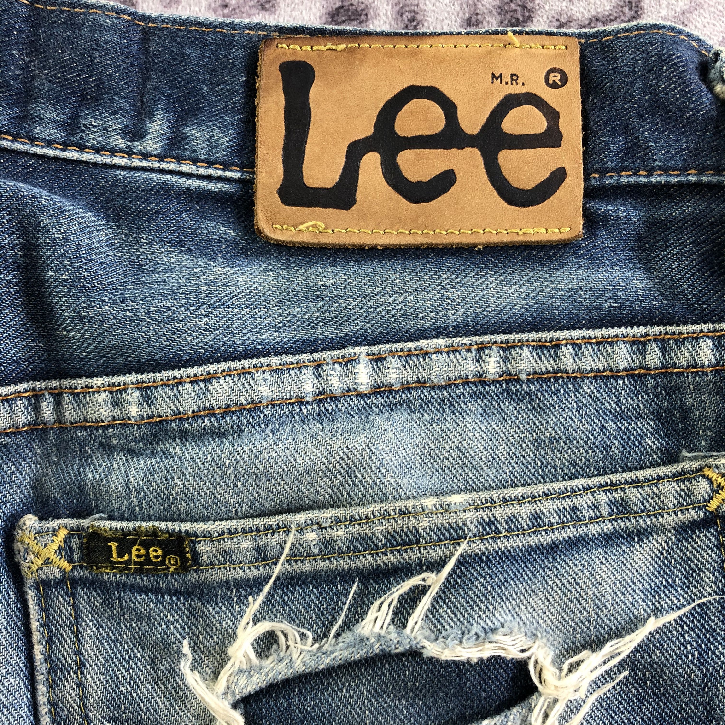 Lee Vintage Blue Wash Lee Selvedge Jeans-JM3581 Size US 33 - 5 Thumbnail