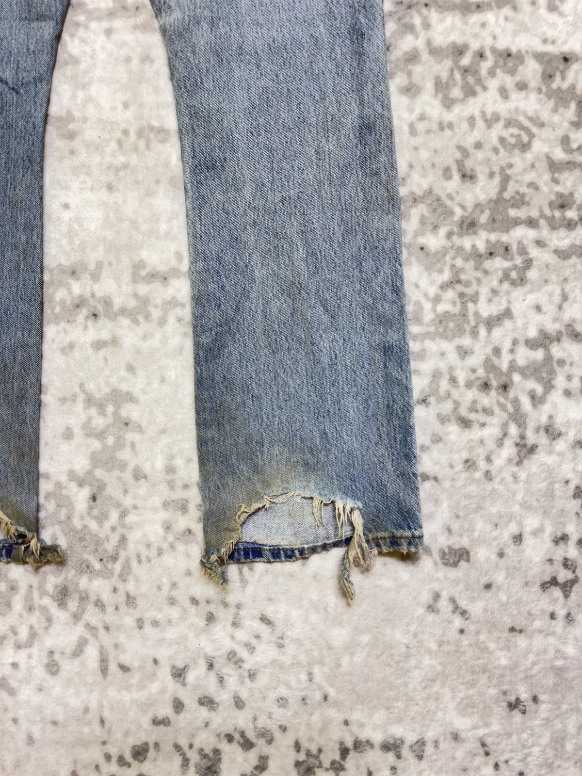 Levi's Vintage Levi's 517 Flared Bootcut Mud Wash Distressed Jeans Size US 33 - 14 Thumbnail