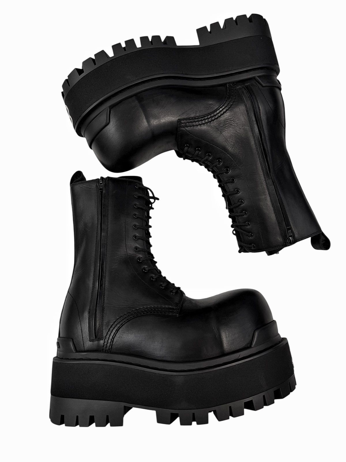 Balenciaga RARE 80MM Giant Platform Stomper Boot Worn Out Size US 10 / EU 43 - 7 Thumbnail