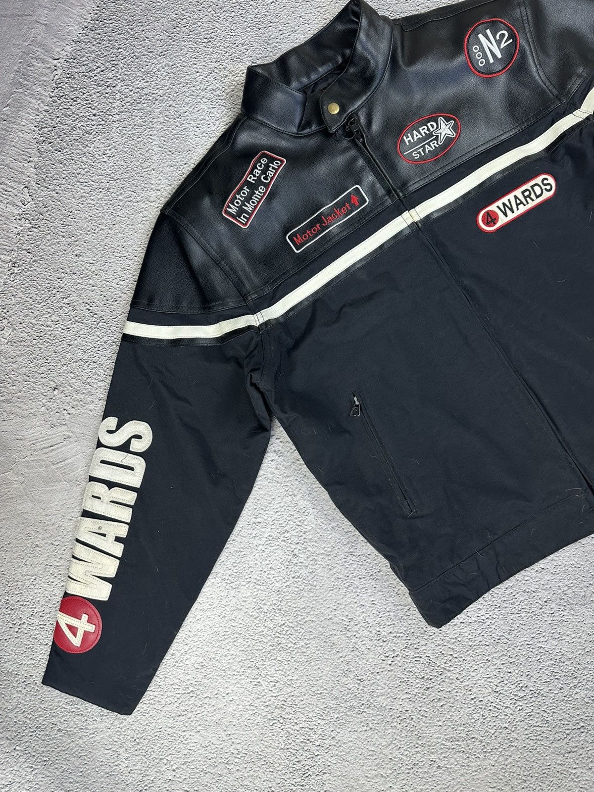 Other Vintage Racing Jacket Wards RingDenim Stop’n Feel Free Motor Size US L / EU 52-54 / 3 - 4 Thumbnail