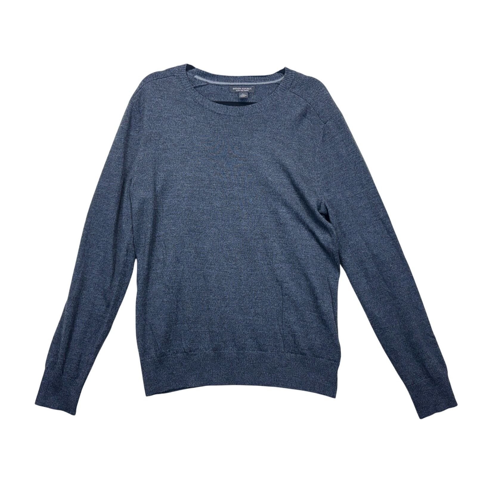 Banana Republic Banana Republic Men's Merino Wool Blue Size L Preowned Size US L / EU 52-54 / 3 - 1 Thumbnail