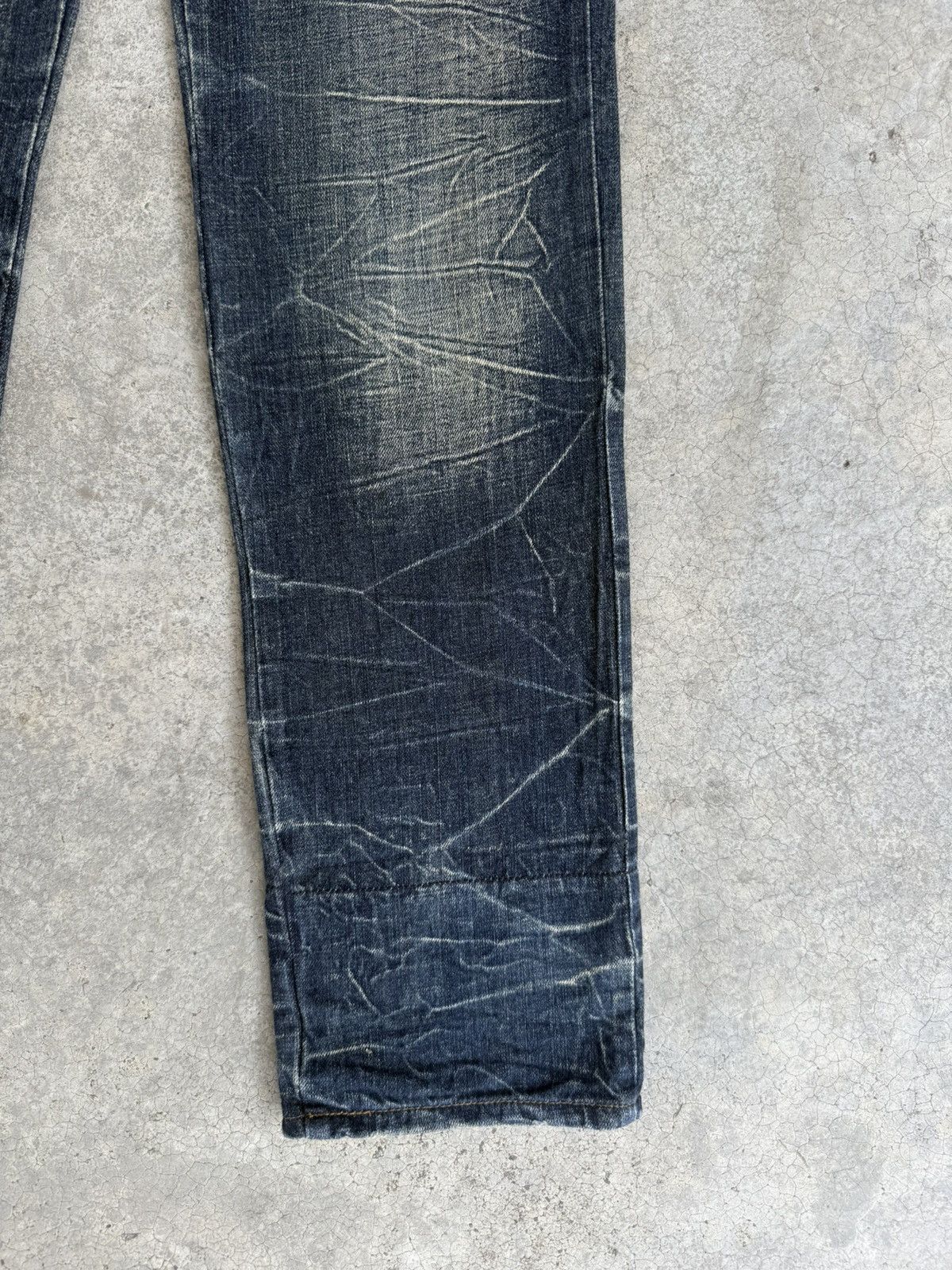 Hysteric Glamour Japanese Nylaus Double Waist Distressed Jeans Size US 32 / EU 48 - 7 Thumbnail