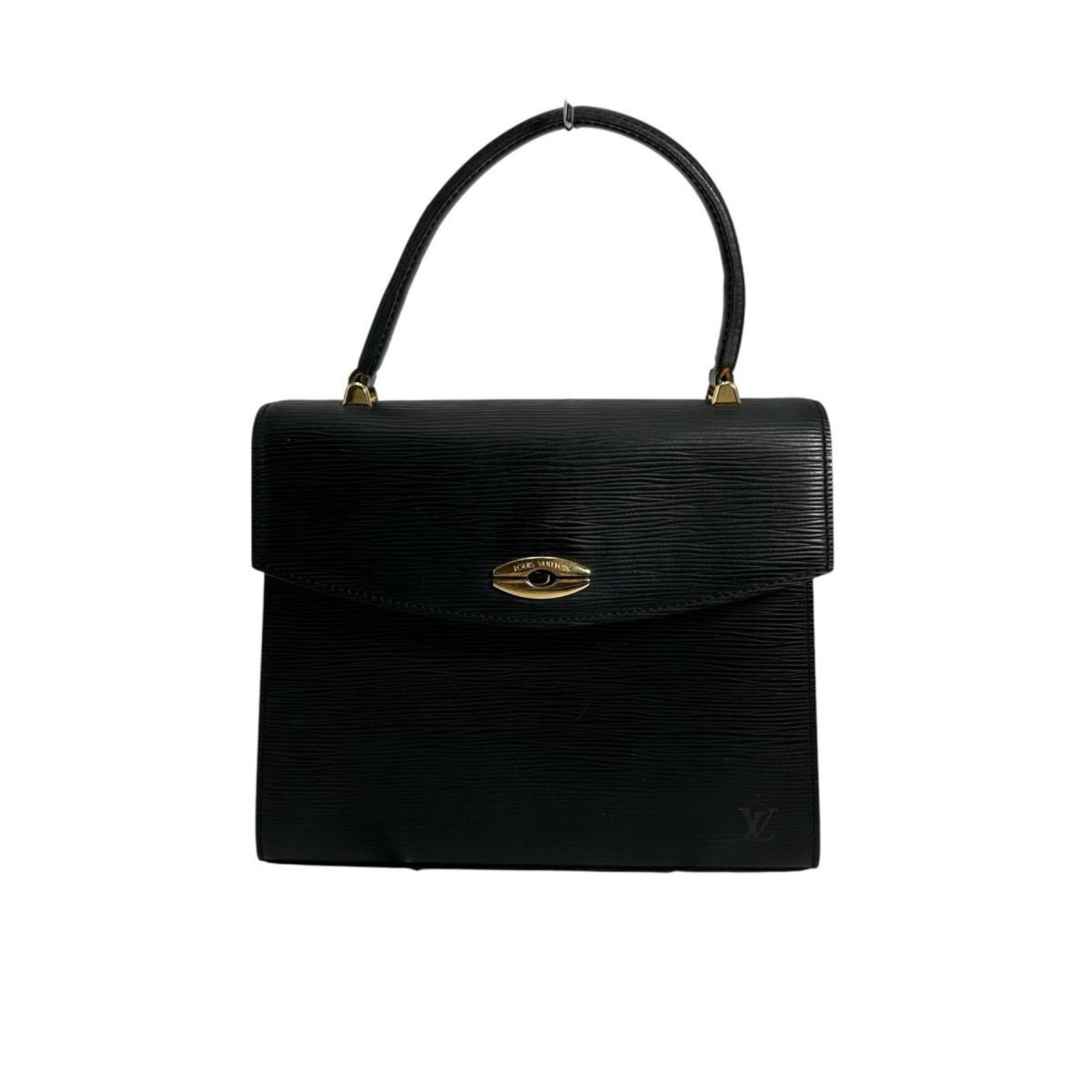 Louis Vuitton Louis Vuitton Epi Malesherbes Handbag in Leather, M52372, Black Size ONE SIZE - 1 Thumbnail