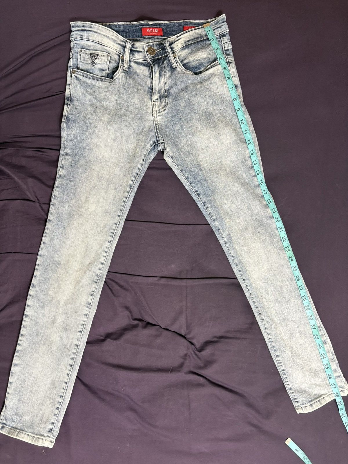 Guess 28x30 light blue Guess skinny jeans Size US 28 / EU 44 - 1 Thumbnail